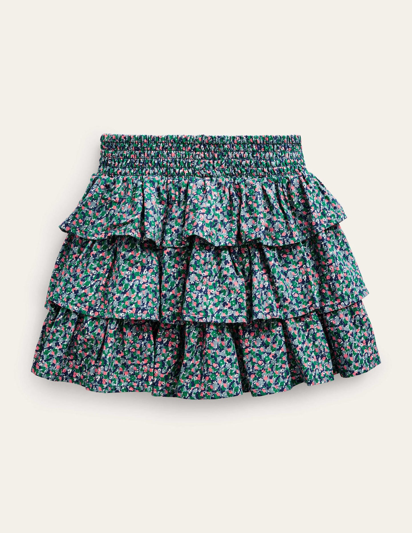 Gestufter Minirock-Kiesblau Mikro-Blume