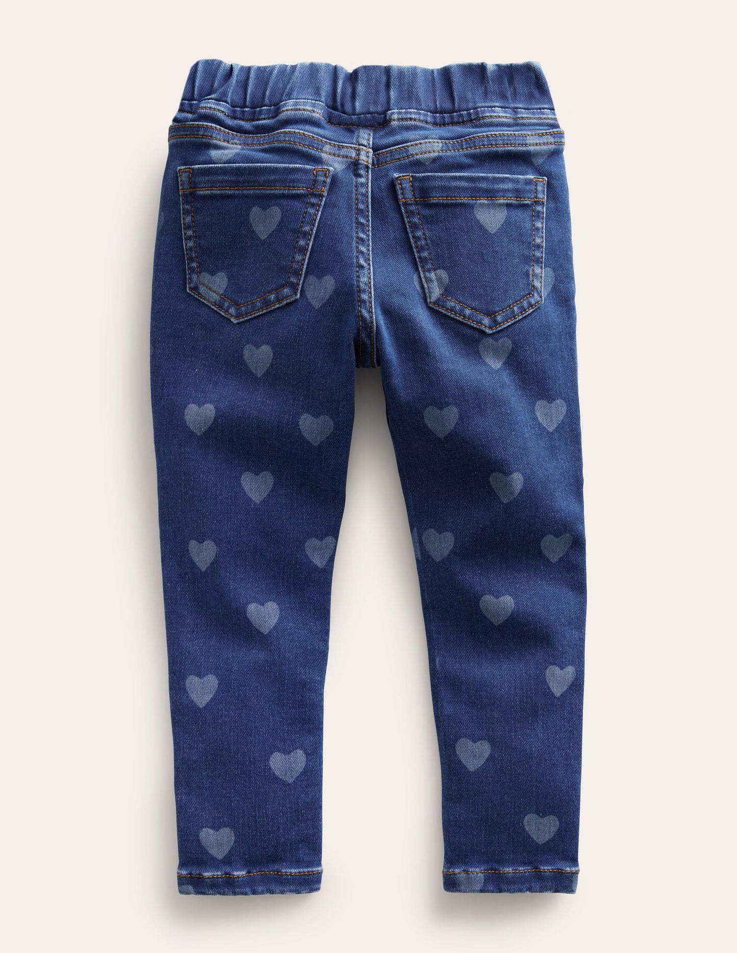 Legging en jean taillé pour l'aventure-Cœur vintage moyen