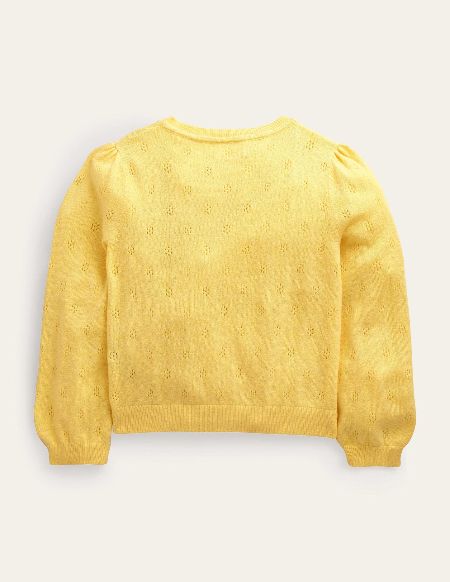 Cotton Cashmere Cardigan-Soft Lemon