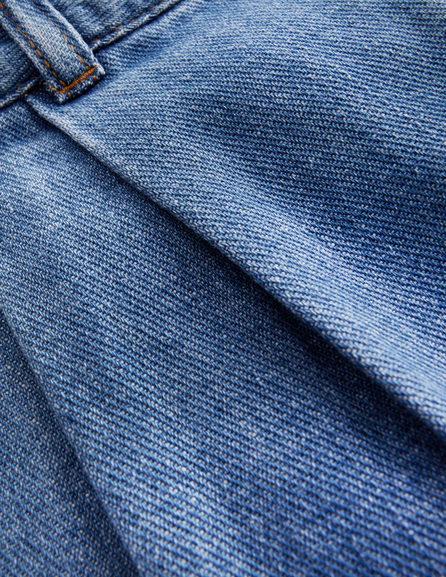 Baggy-Jeans-Mittleres Vintageblau