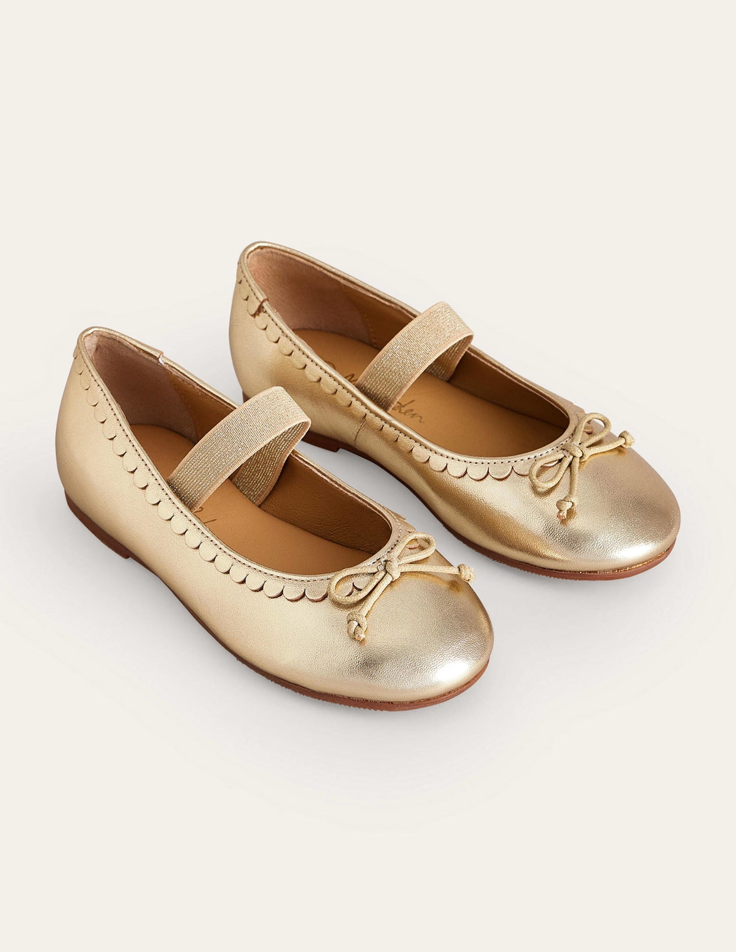 Leder-Ballerinas-Gold-Metallic