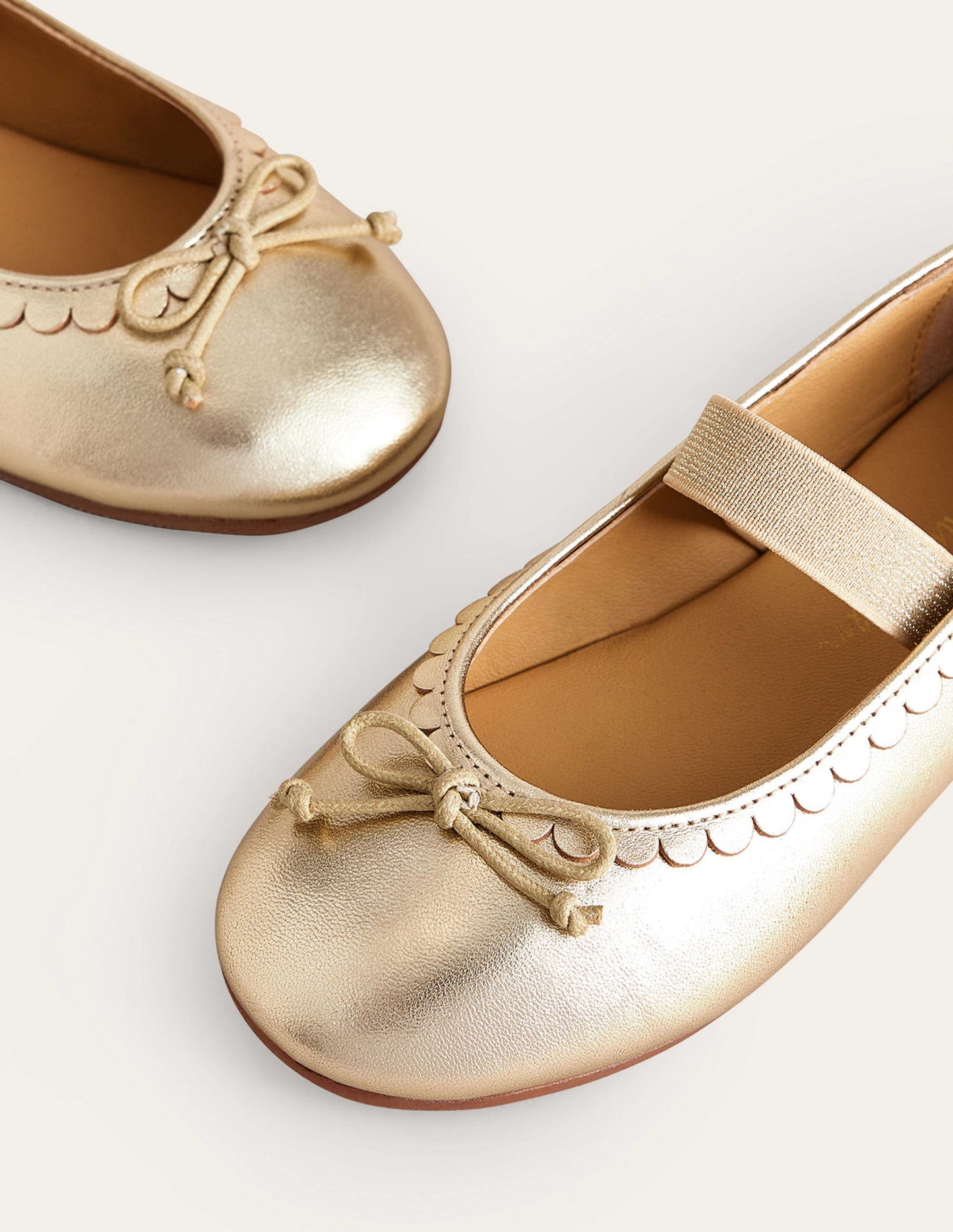 Leder-Ballerinas-Gold-Metallic