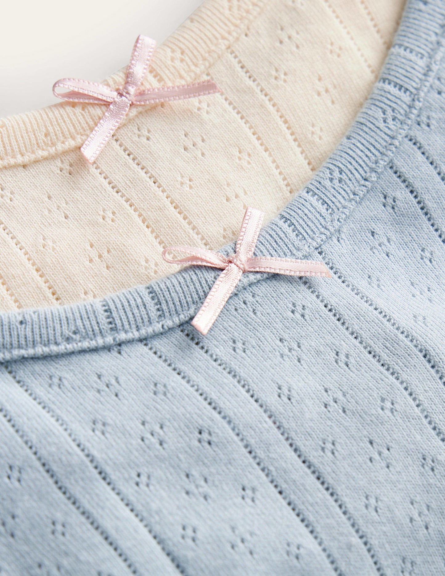 2er-Pack Unterhemden-Pointelle