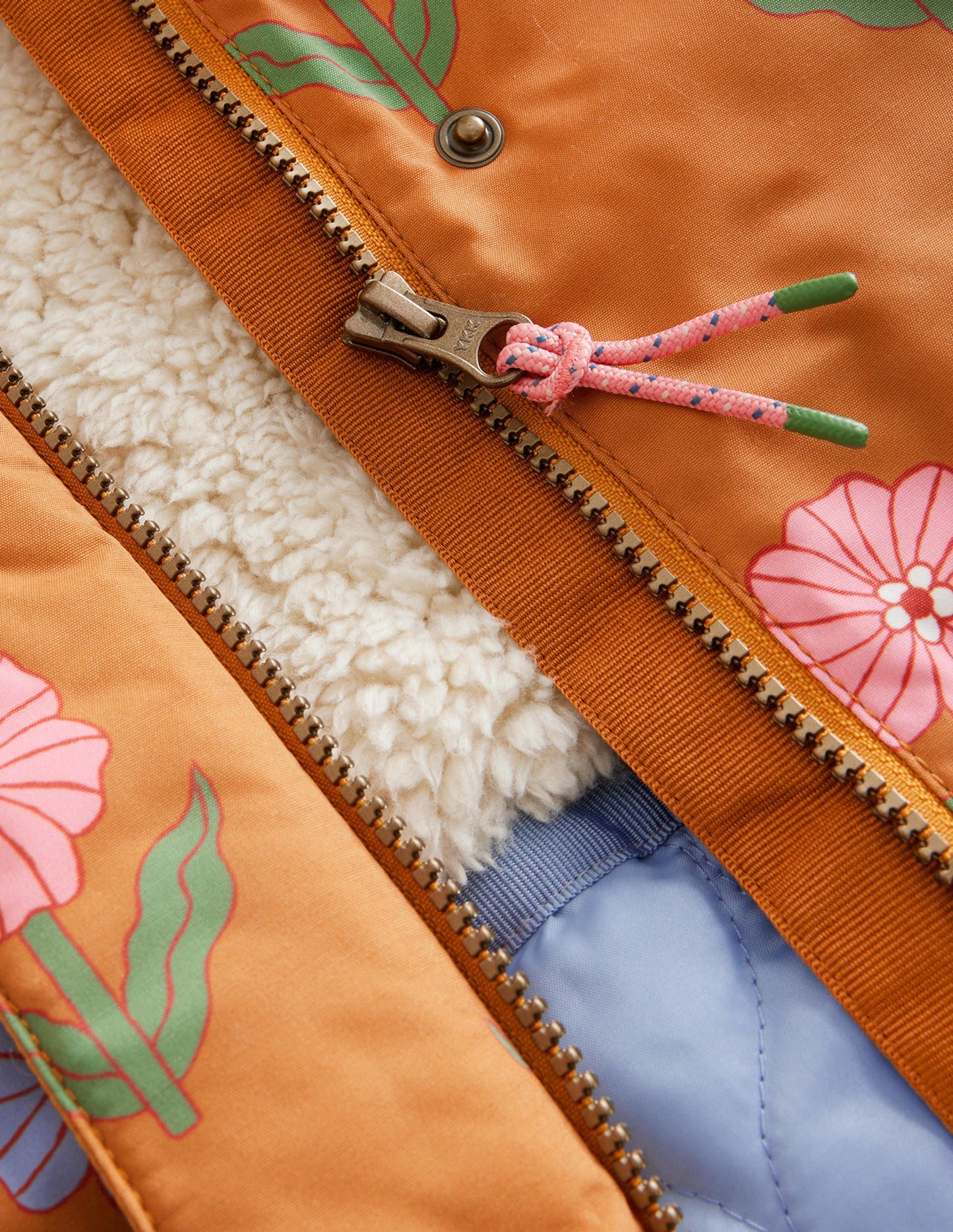 Authentischer Parka-Karamellbonbon Floral