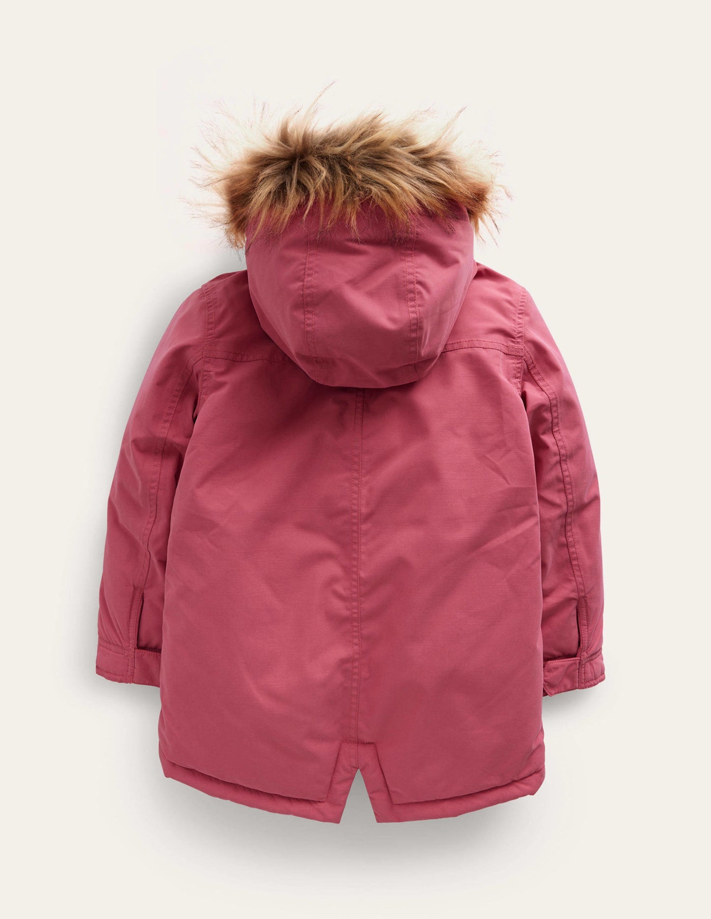 Authentischer Parka-Zartrosa