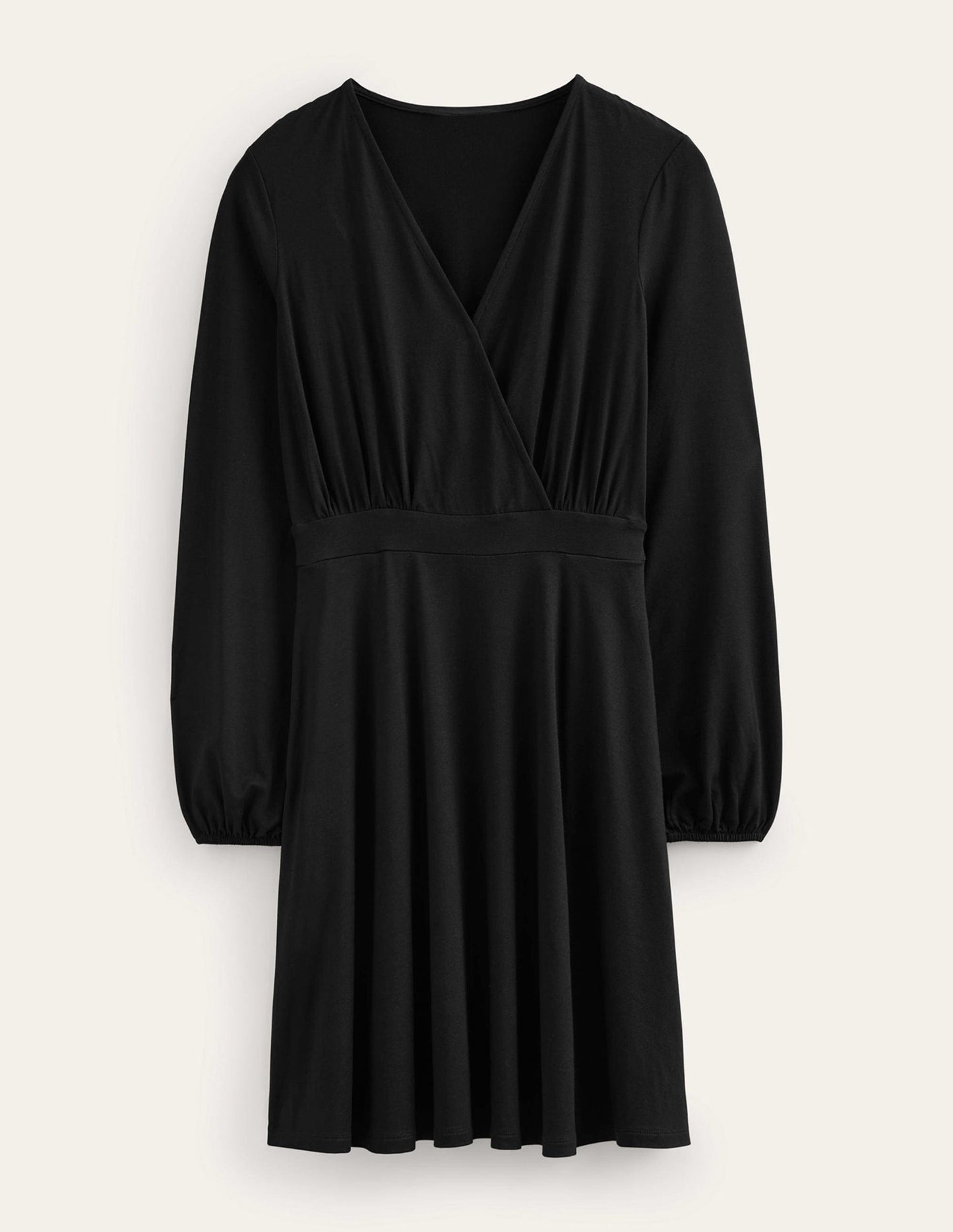 Willow Jersey-Kleid-Schwarz