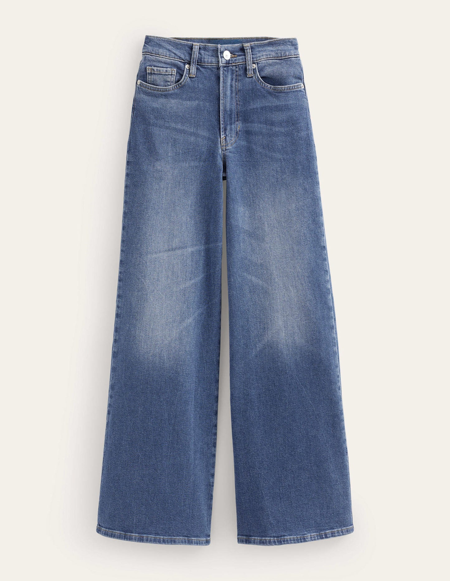 Jean large taille haute-Beatnik Red