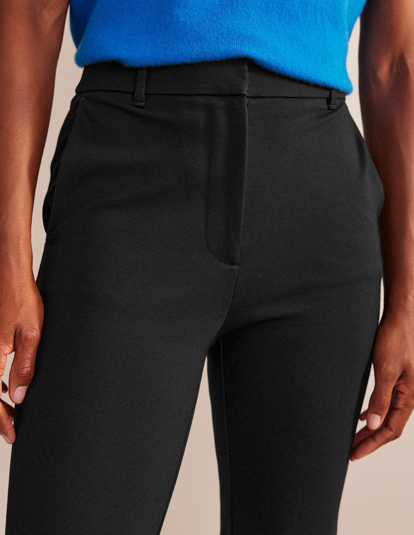 Highgate Ponte-Hose-Schwarz
