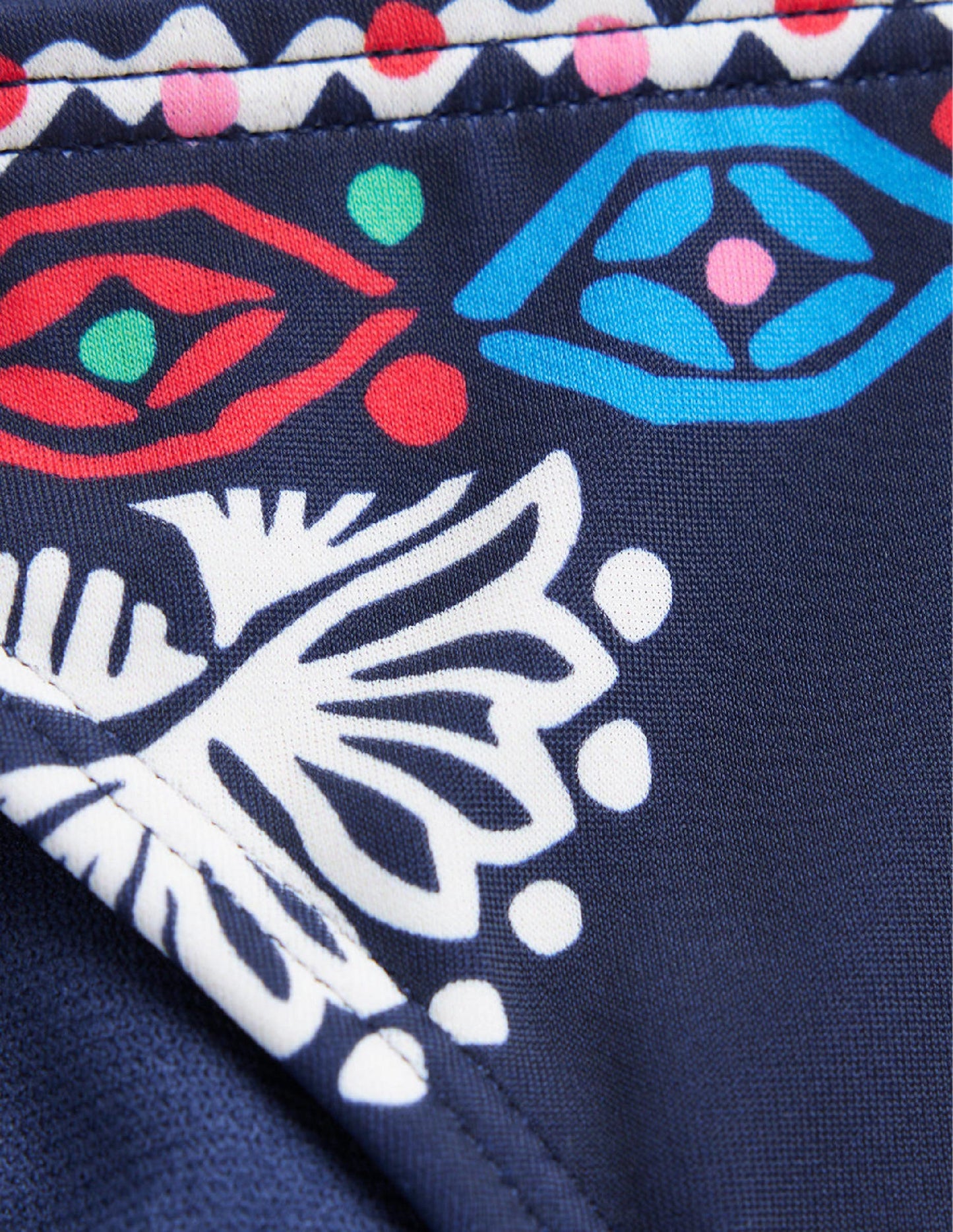 Symi Bikinihose zum Binden-Mitternacht, Kurbits Floral