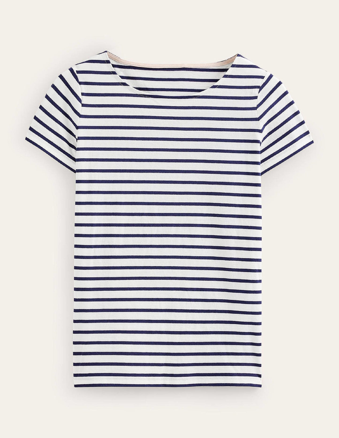 Ella Bretonshirt mit kurzen Ärmeln-Black