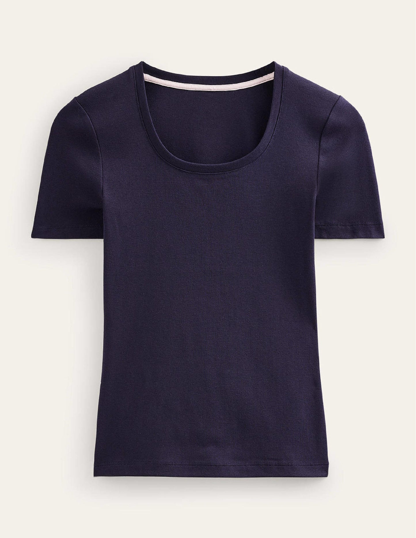 Basic-T-Shirt aus Jersey-Aqua Marine Marl