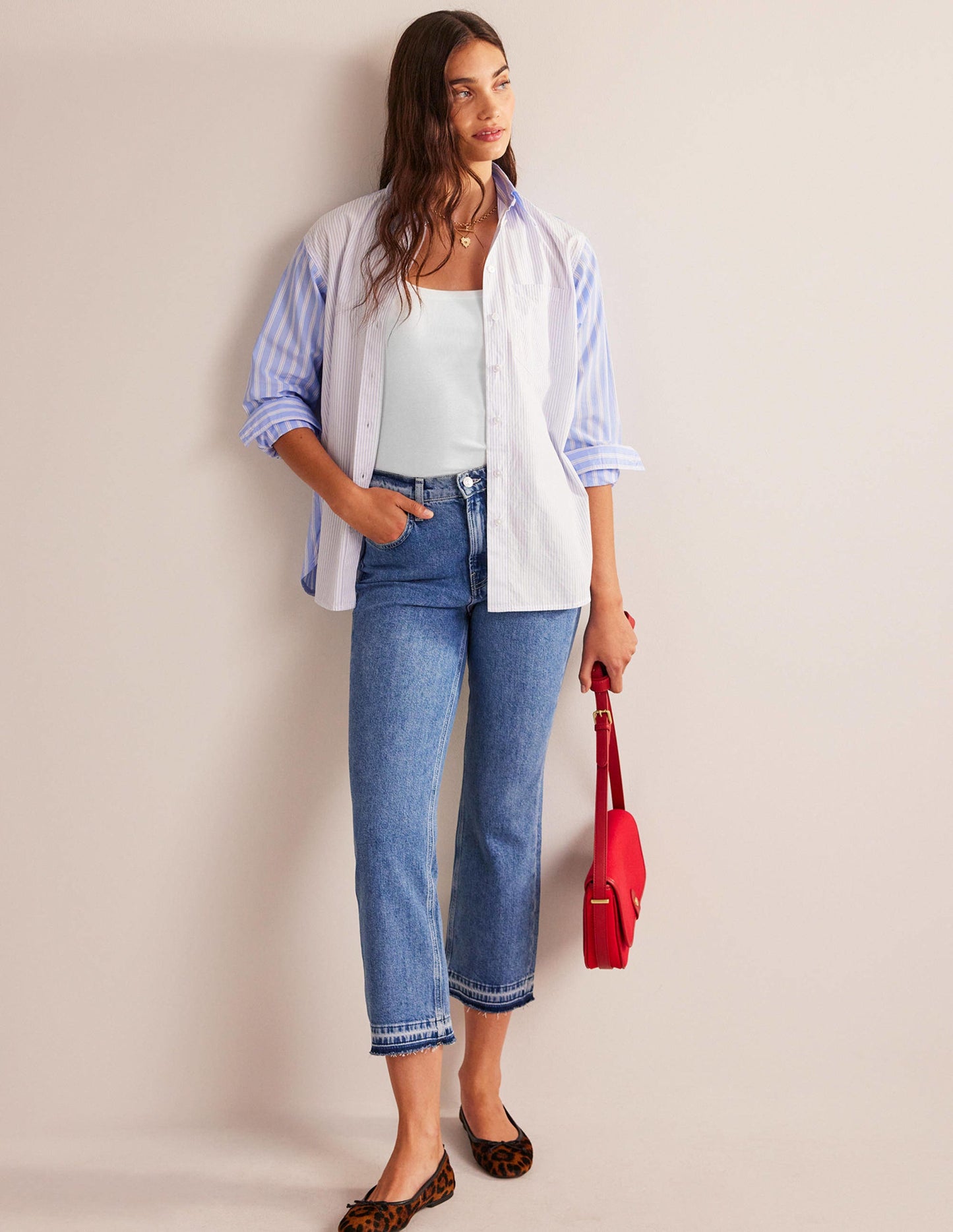 Essential Scoop-Neck Vest-White