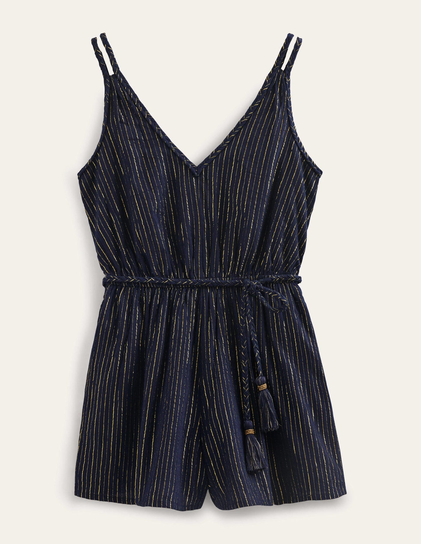 Einteiler in griechischem Stil-Marineblau