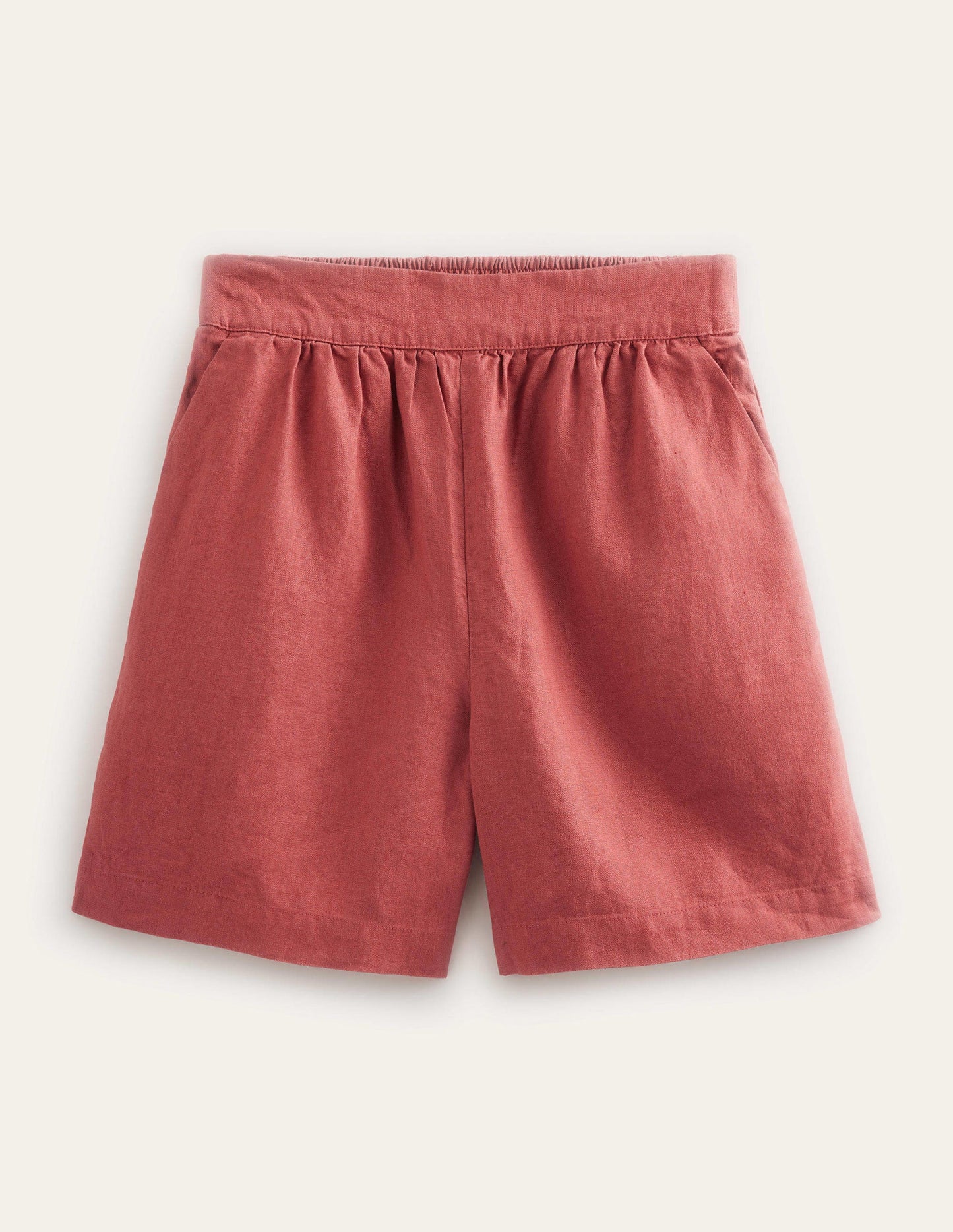 Short en lin à enfiler-Renard