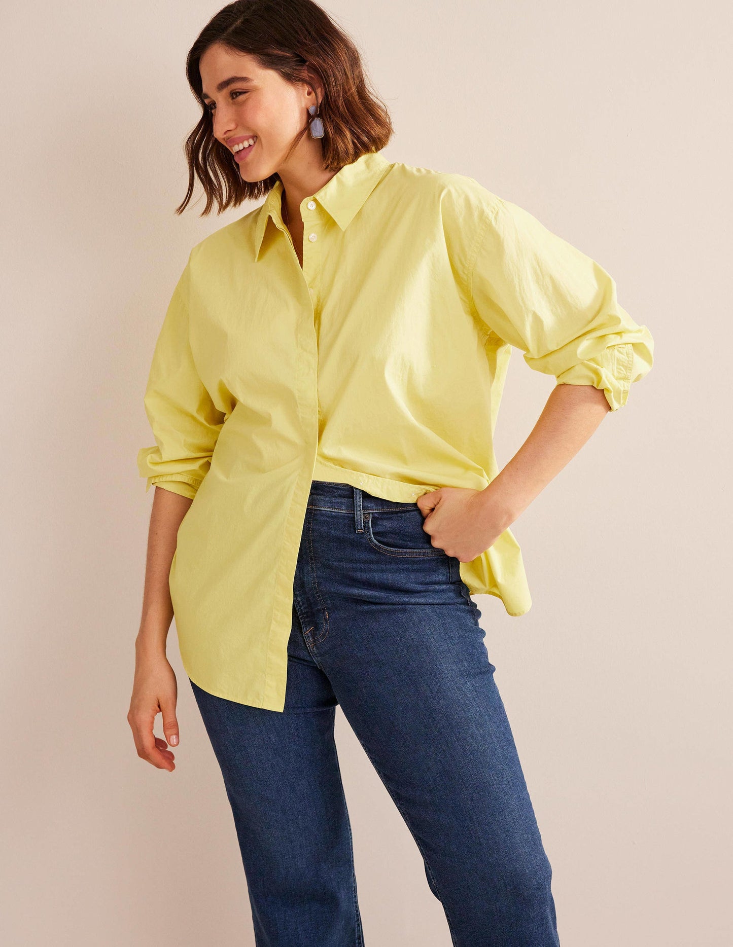 Chemise oversize en coton-Ananas