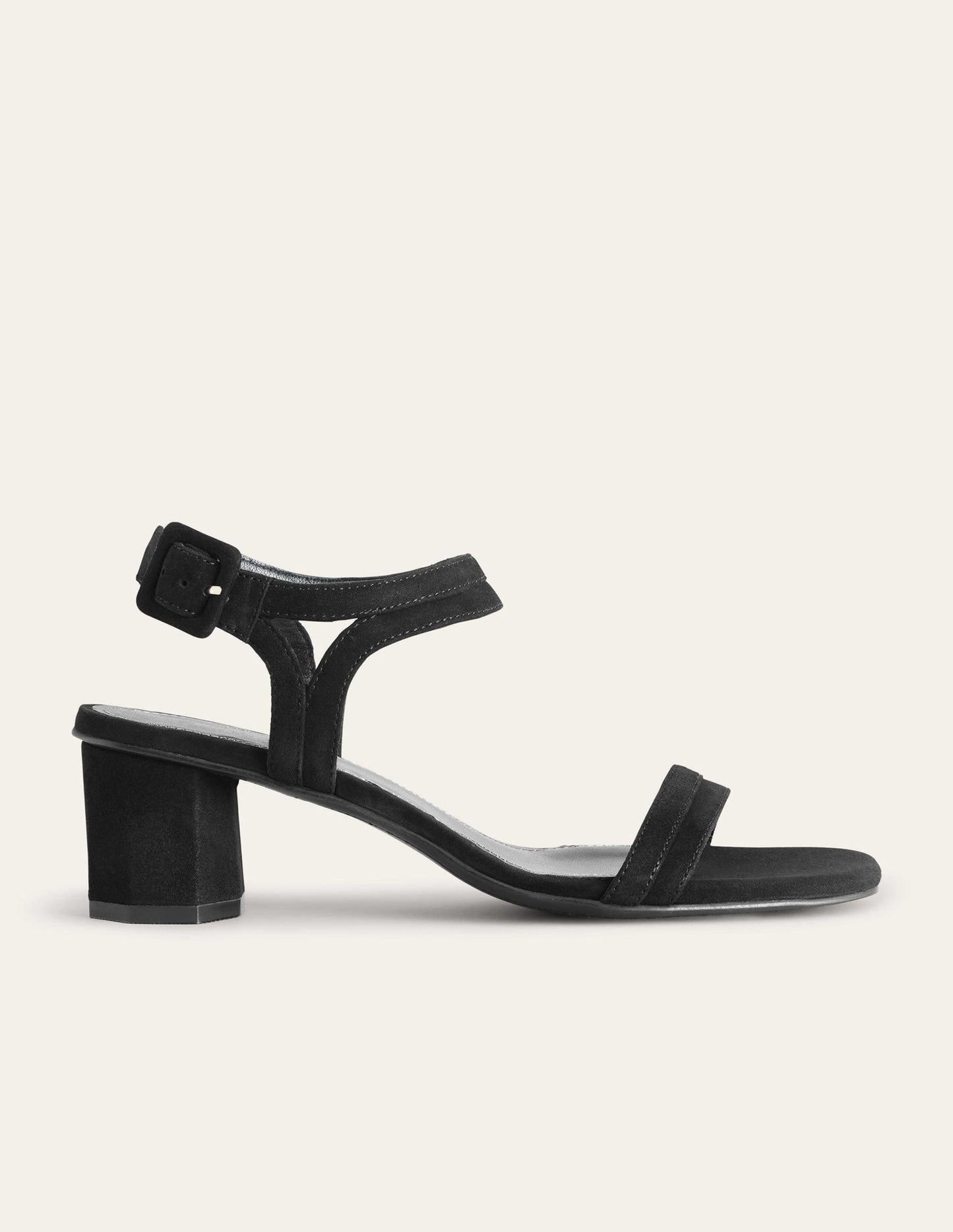 Sandalen mit Blockabsatz-Schwarz