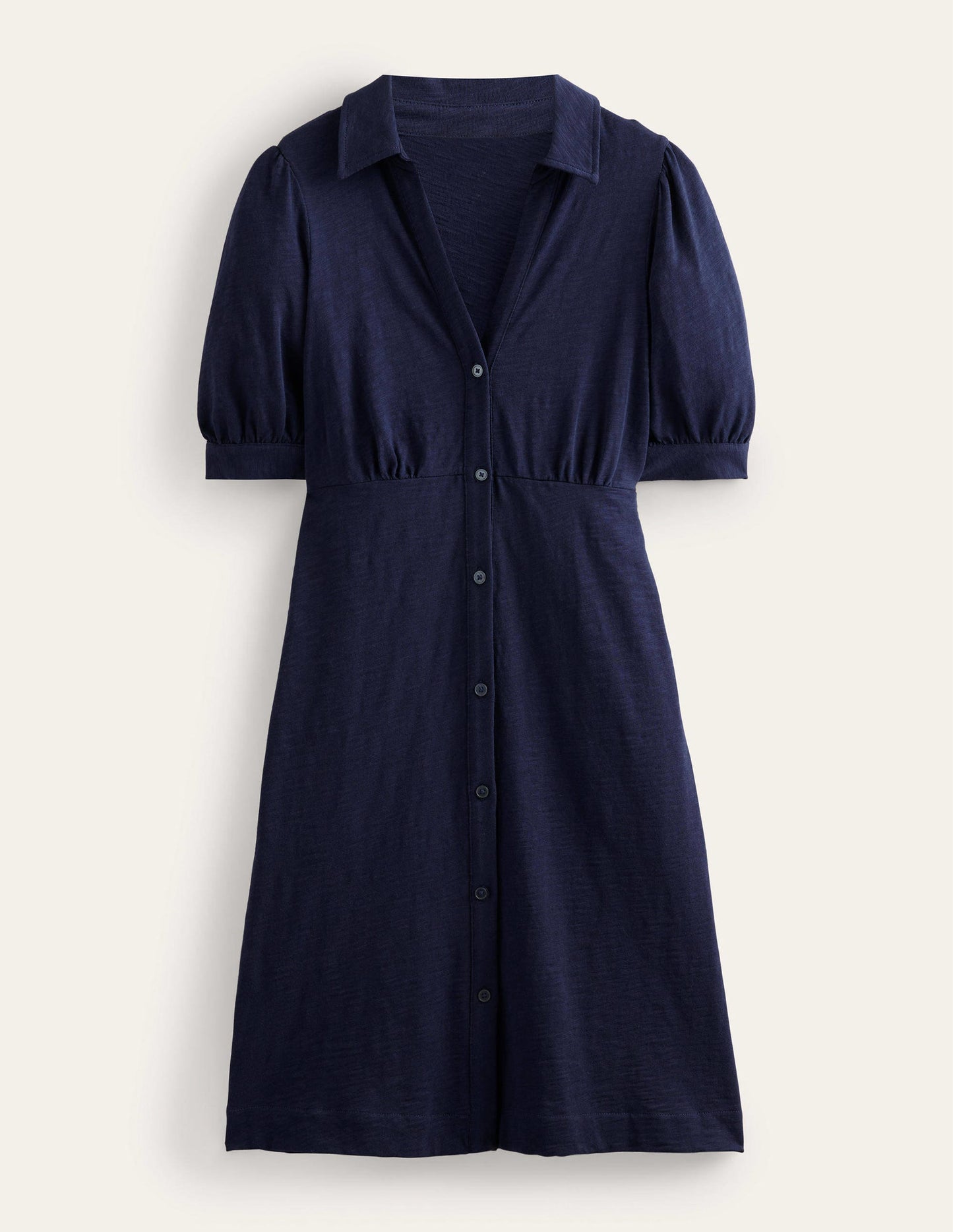 Minikleid mit Knopfleiste-Marineblau