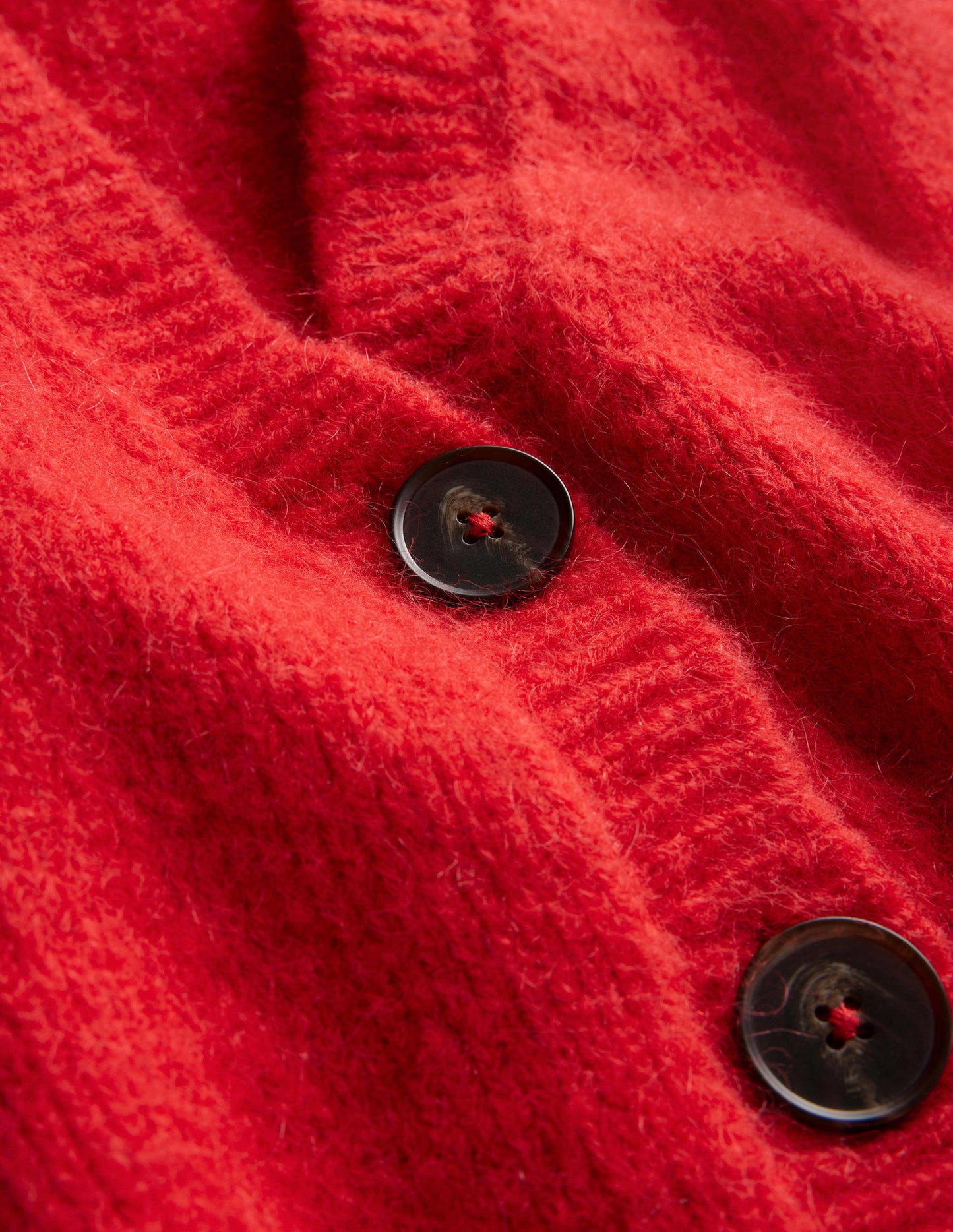 Cardigan-Pullunder-Knallrot