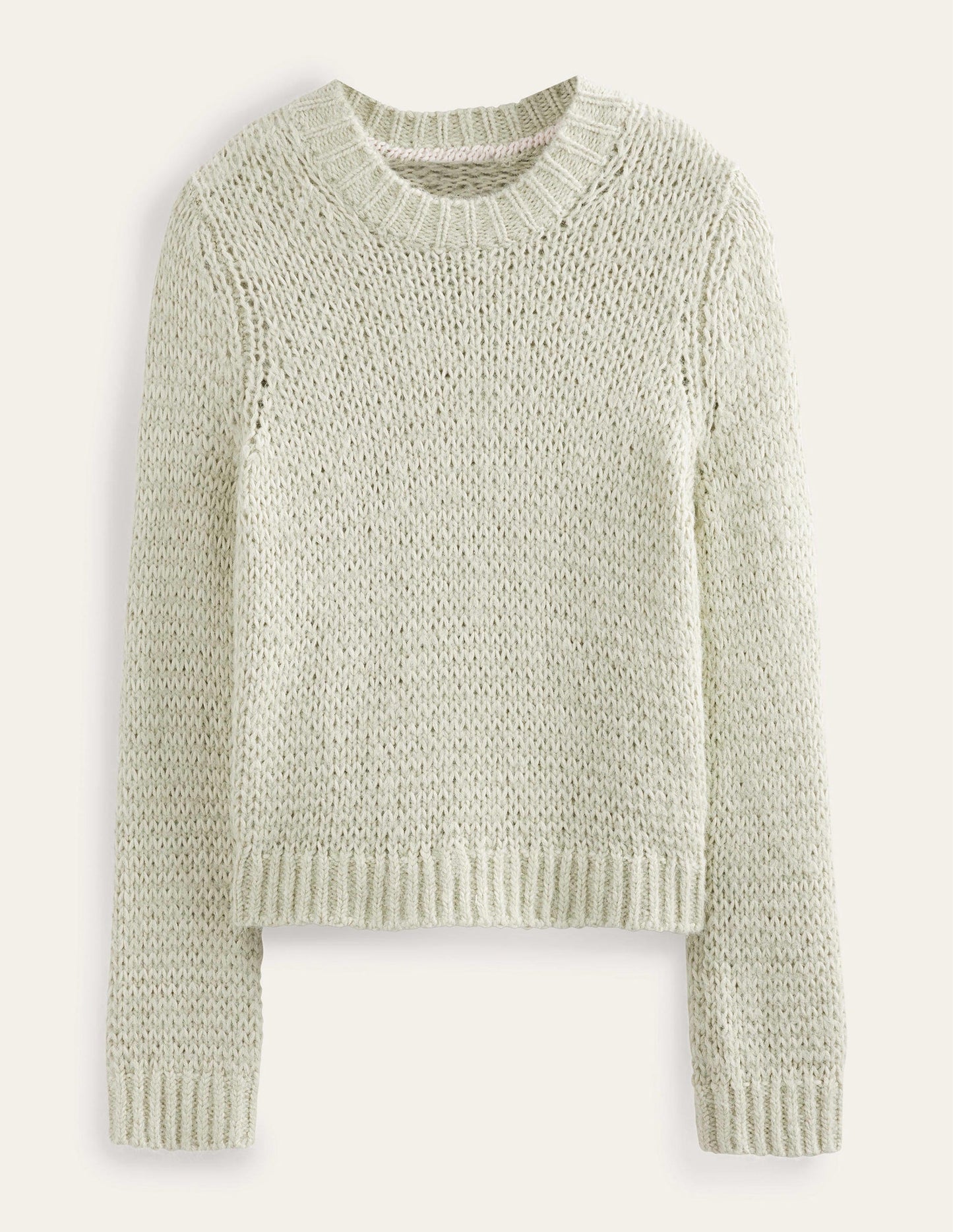 Pullover mit offenen Maschen-Saftiges Grün