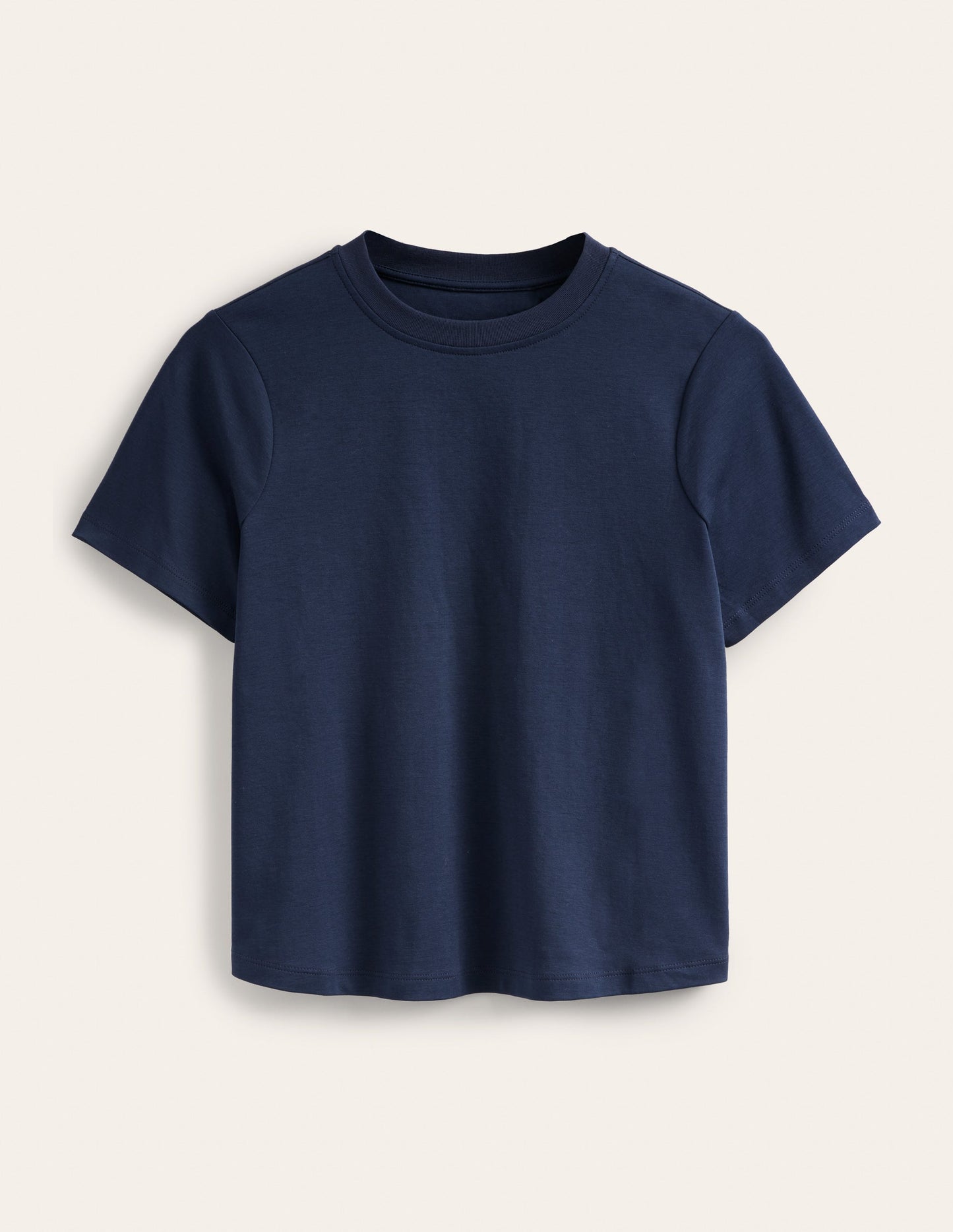 Perfect Cotton T-Shirt-Navy