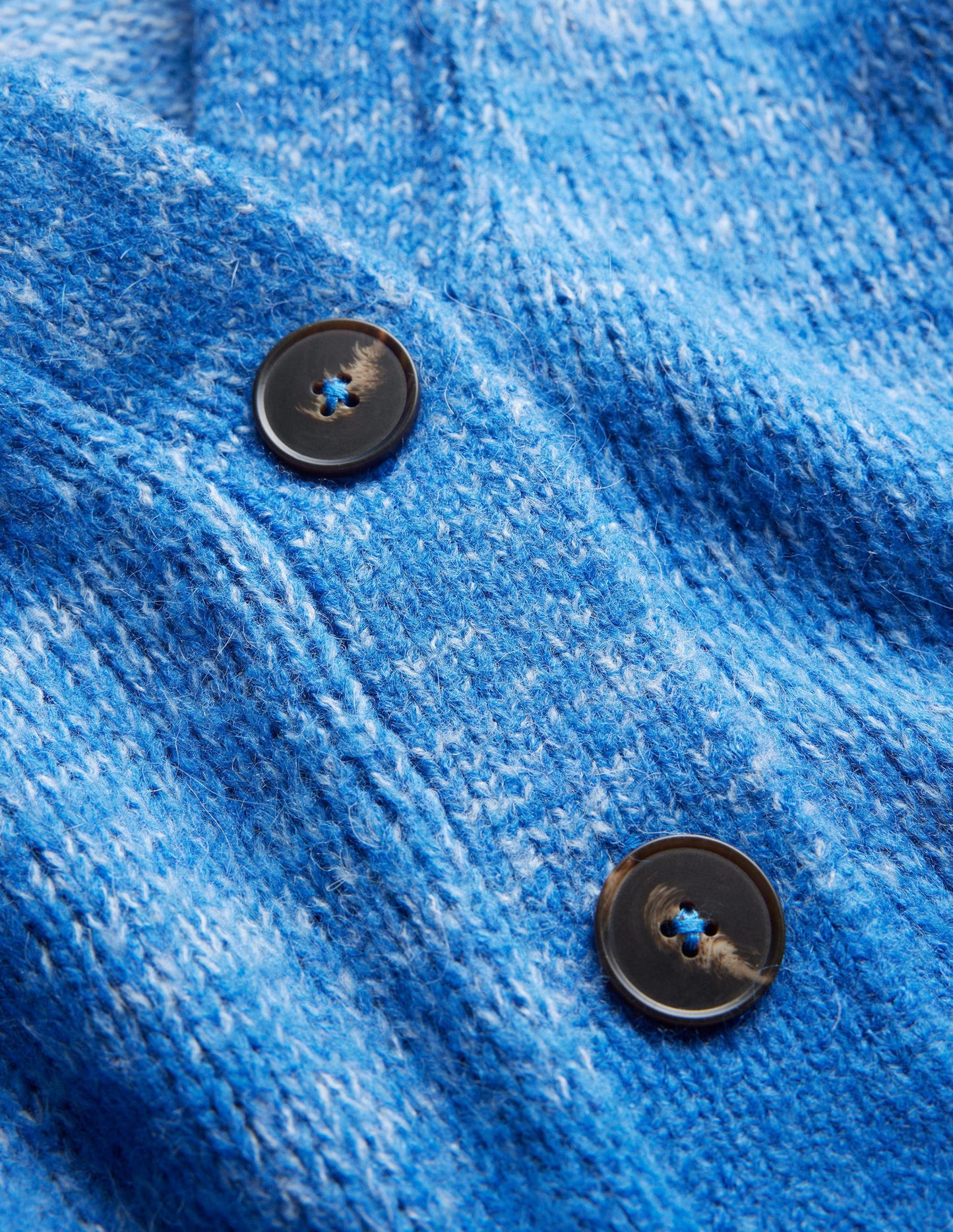 Fluffy Cardigan-Blue Ombre