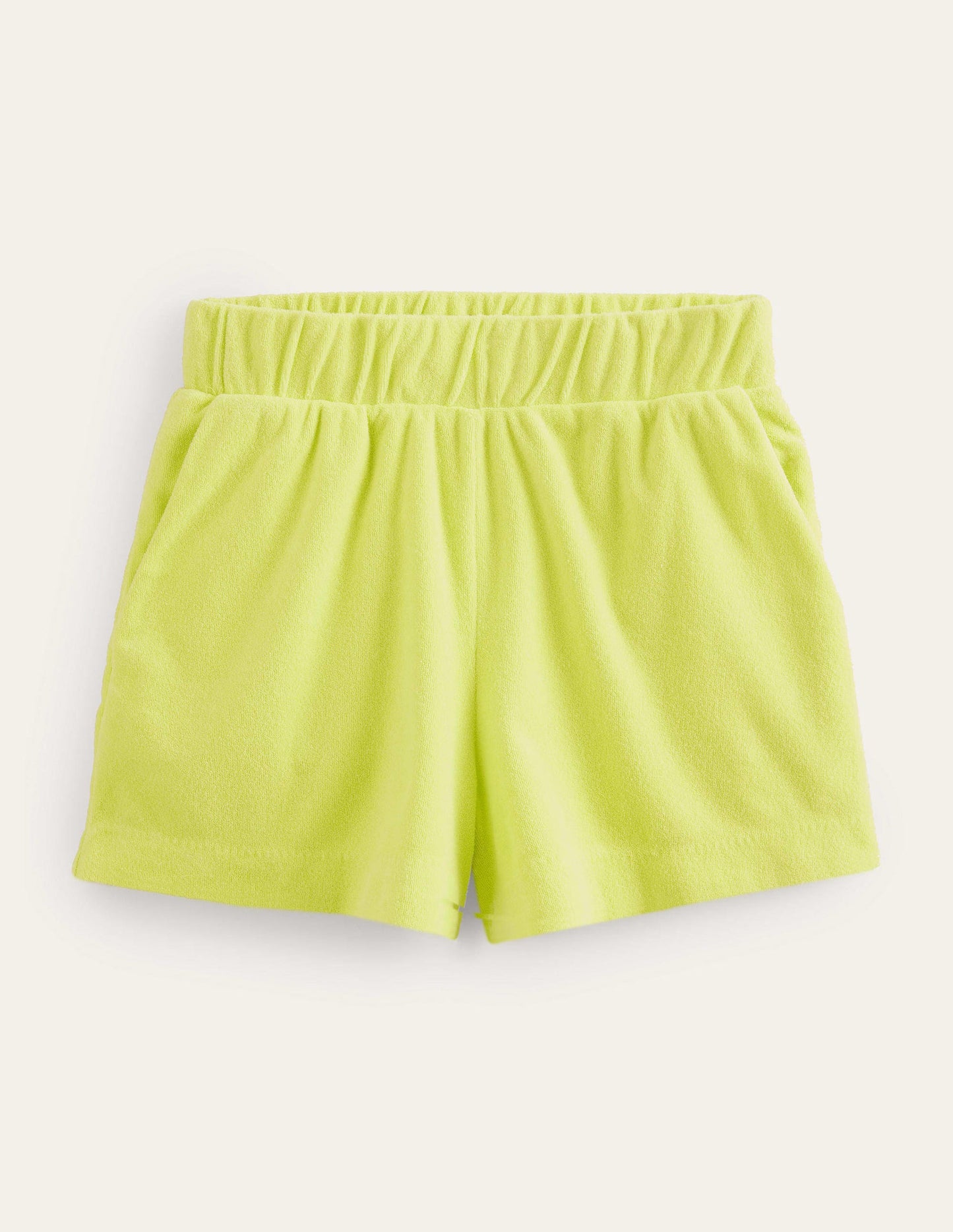 Frottee-Shorts-Zitrus