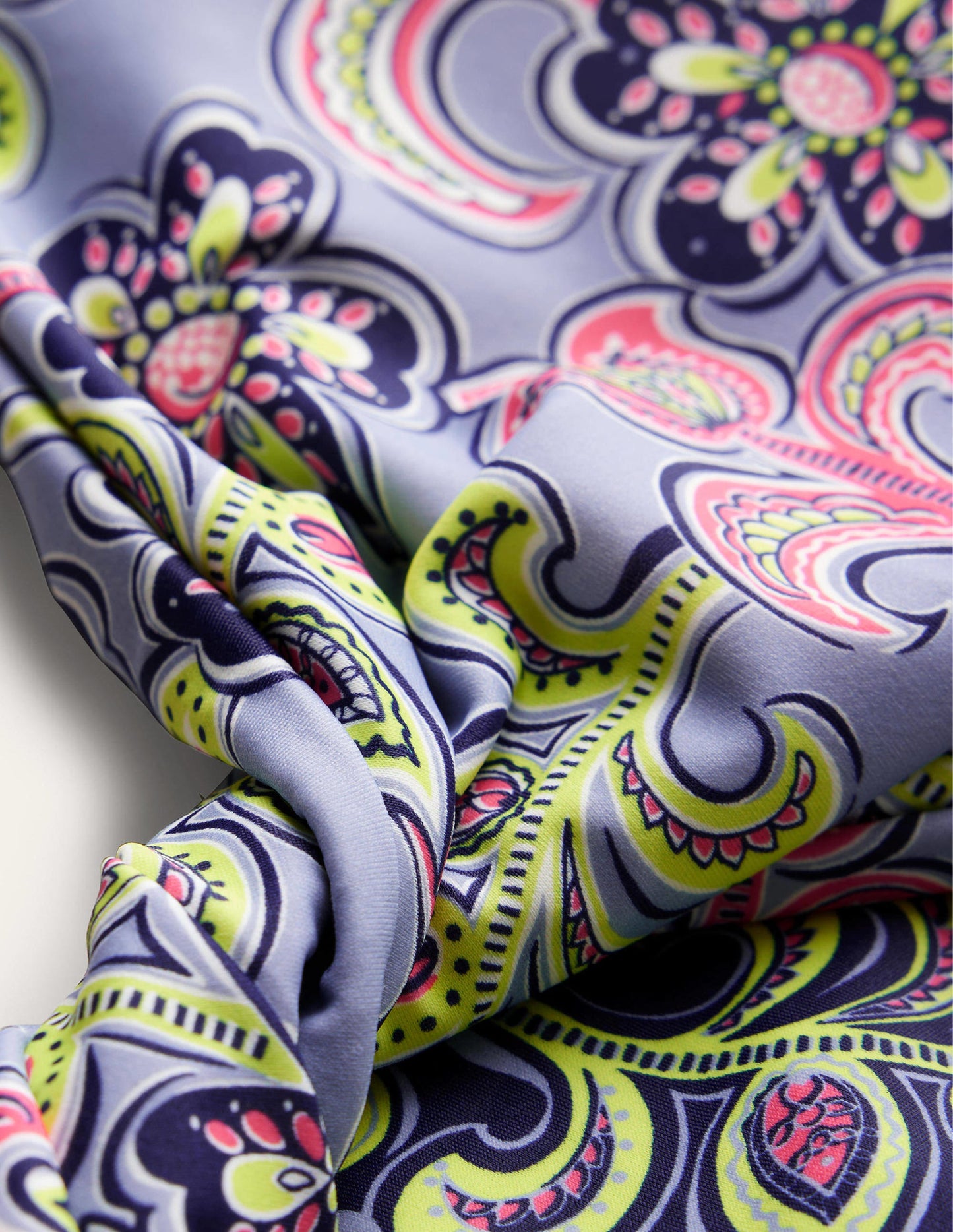 Badeanzug mit Twist-Detail-Französisches Marineblau, Botanikmuster