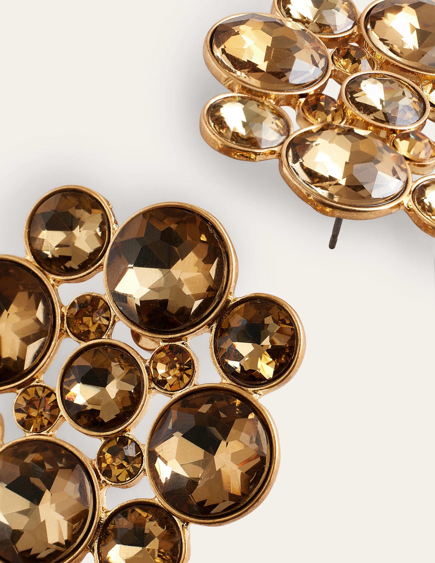 Andrea Edelstein-Cluster-Ohrringe-Gold