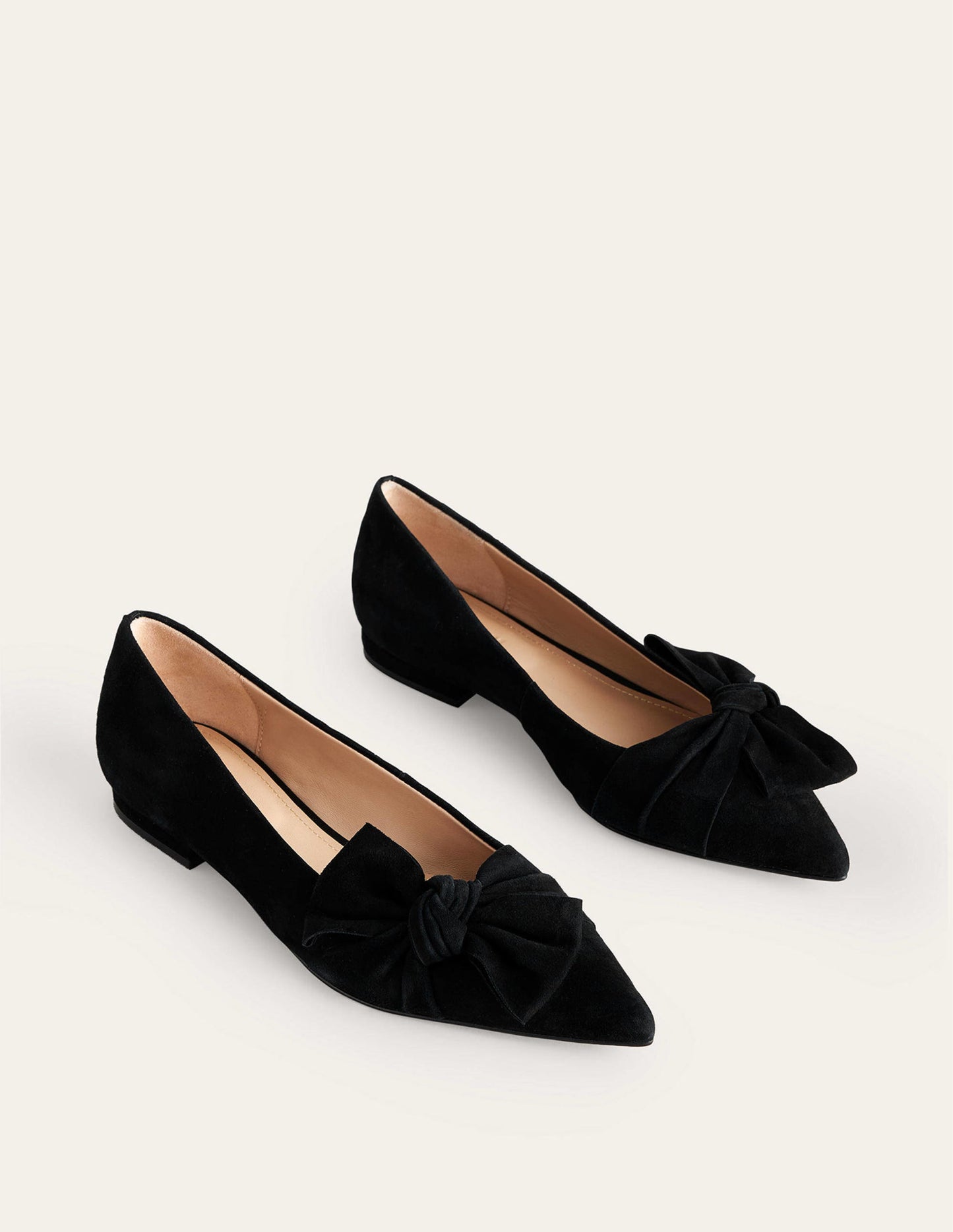 Ballerinas mit Schleife-Schwarz