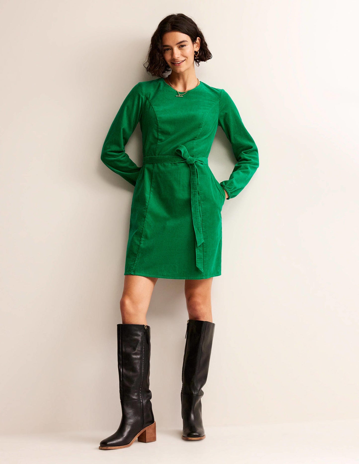 Harriet Cordkleid-Veridiangrün