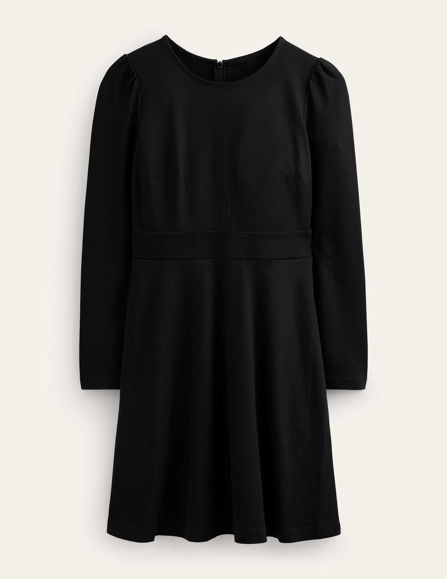 Sabrina Ponte-Kleid-Schwarz