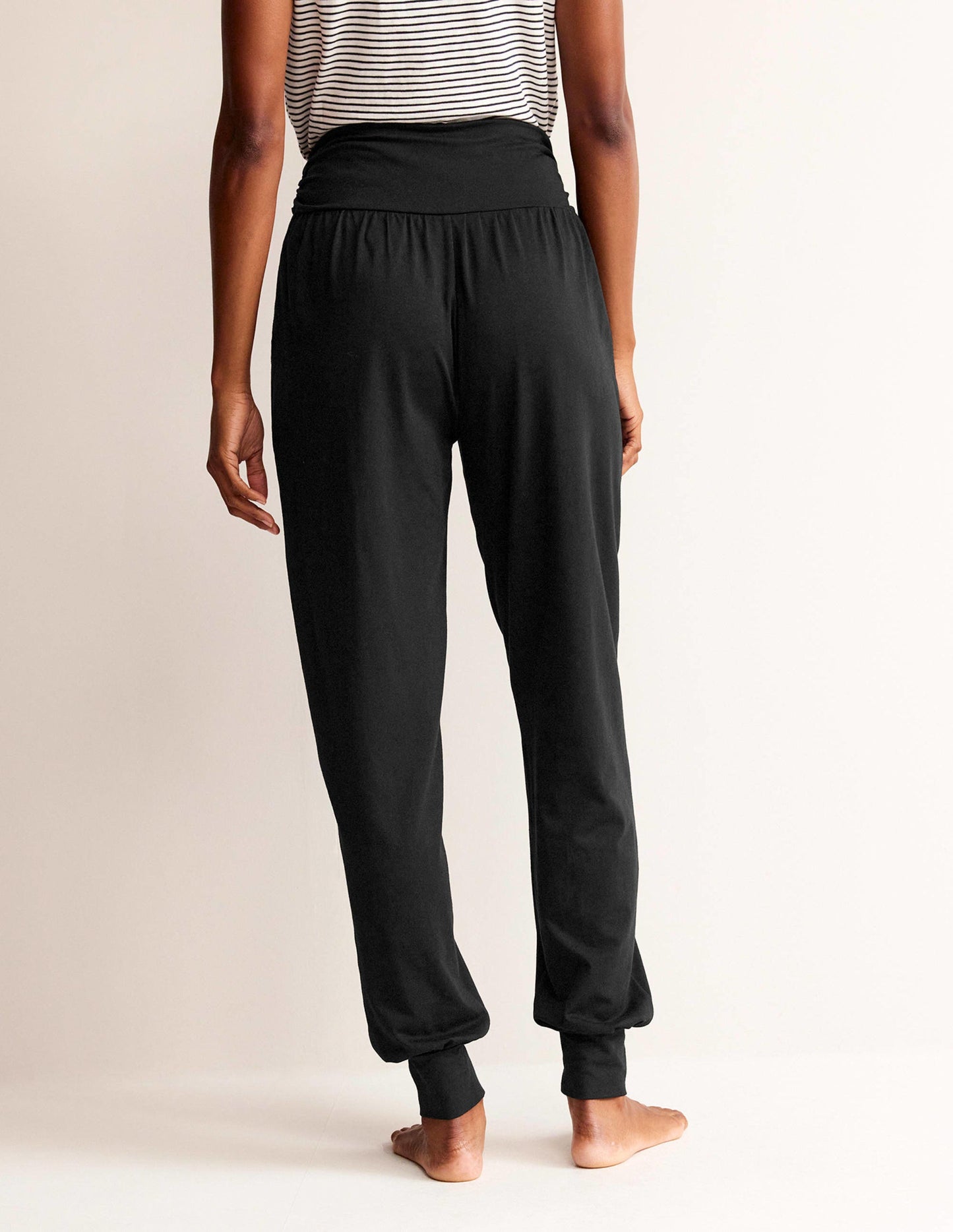 Hareem Jersey-Jogginghose-Schwarz