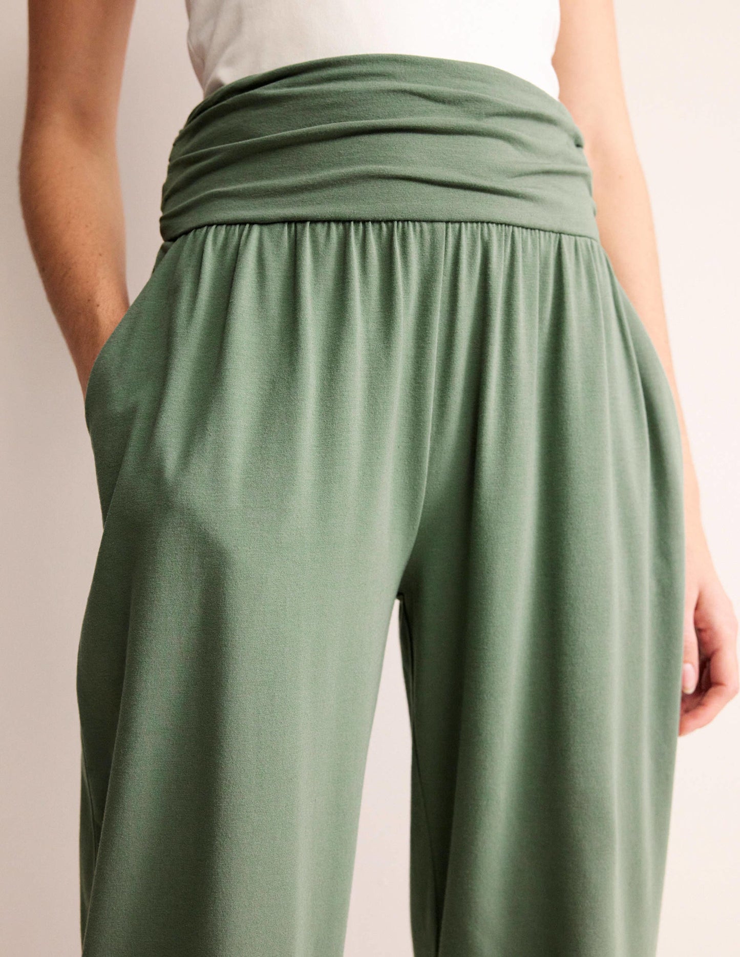 Hareem Jersey-Jogginghose-Erlengrün
