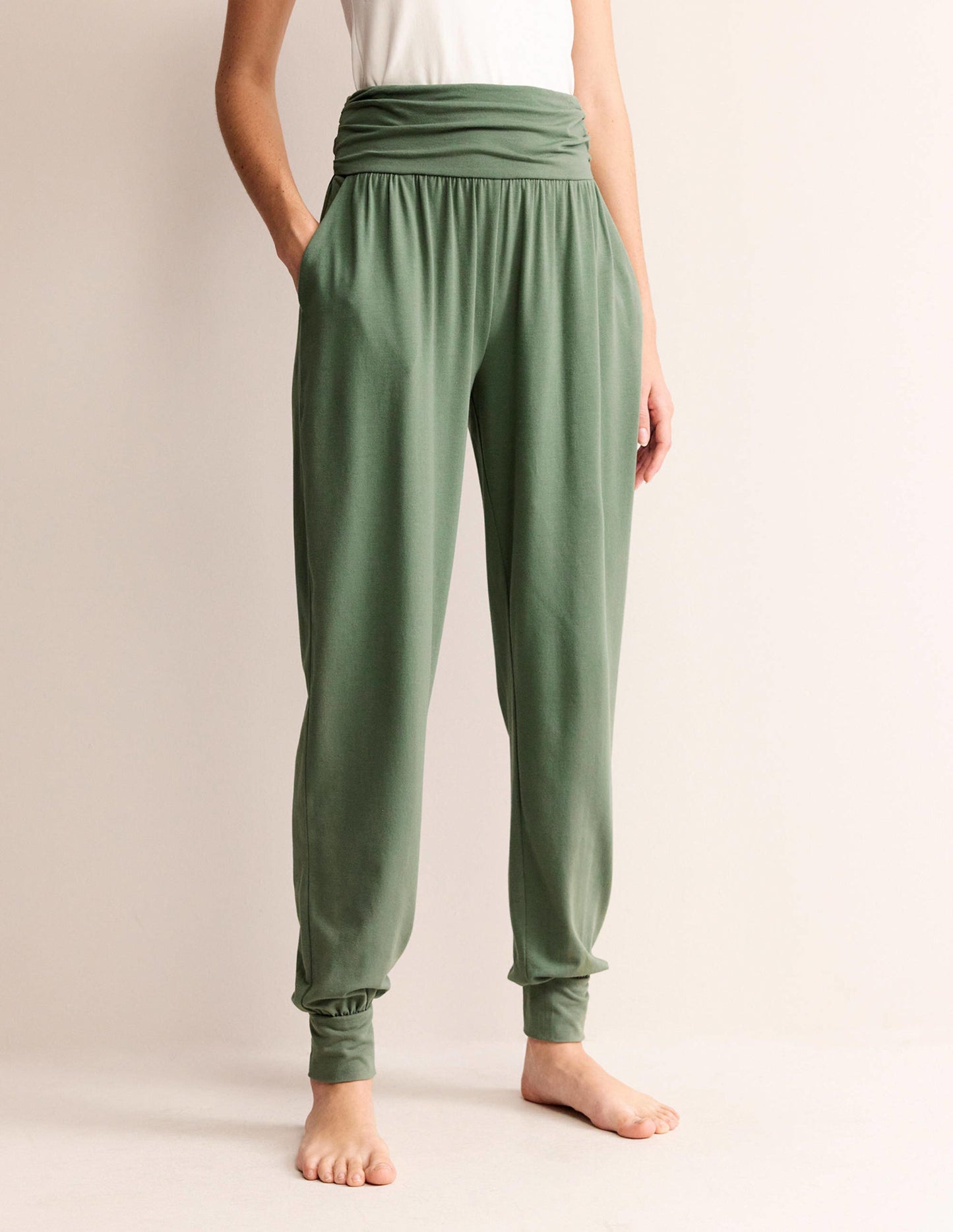 Hareem Jersey-Jogginghose-Erlengrün
