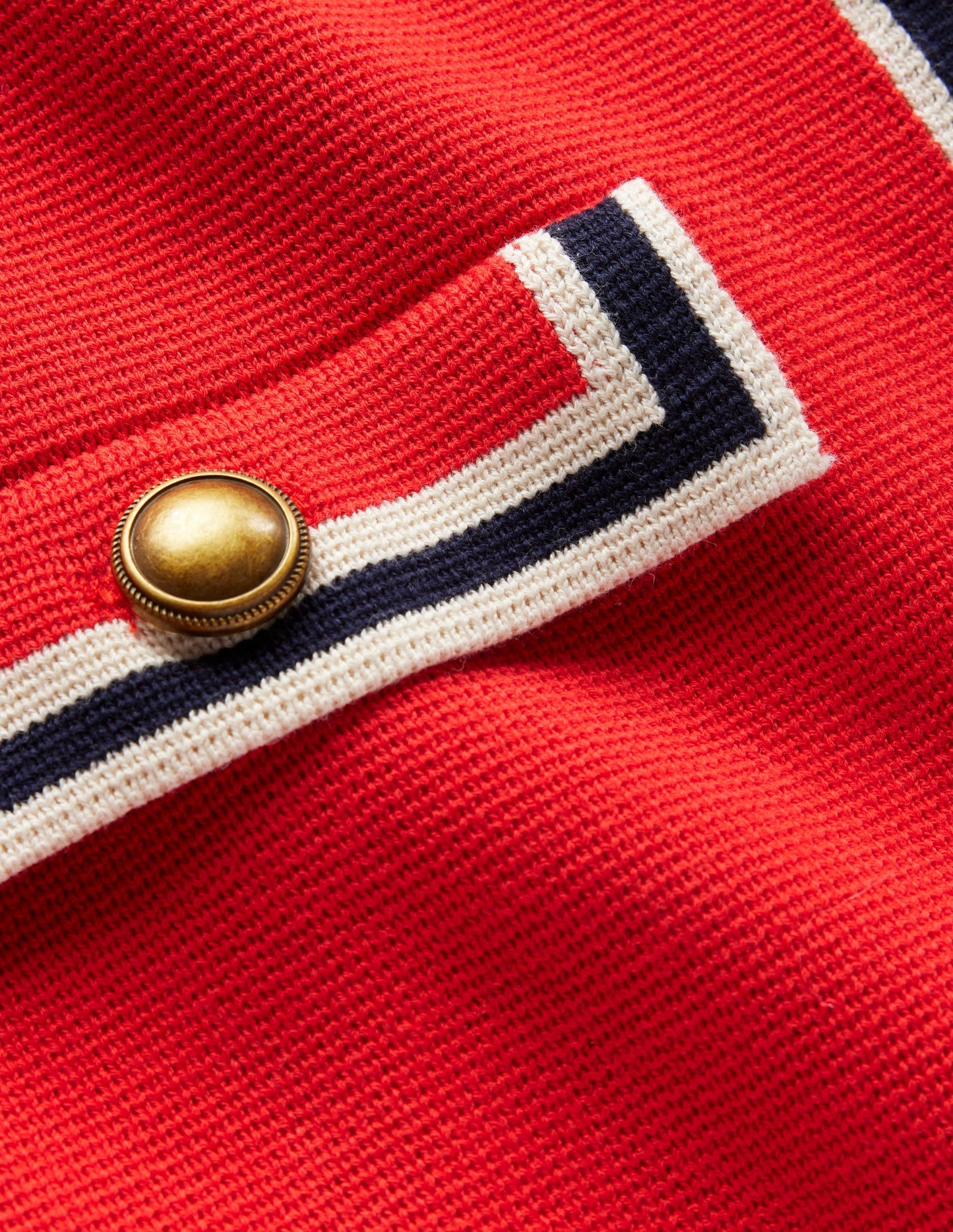 Veste Holly en maille-Piment fort