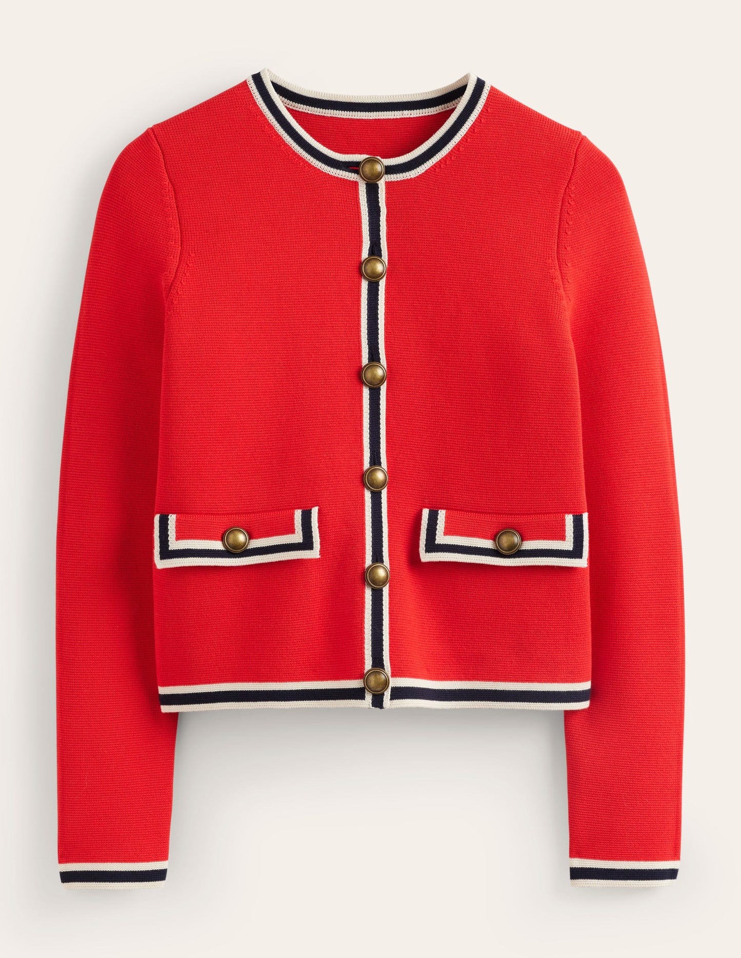 Veste Holly en maille-Piment fort