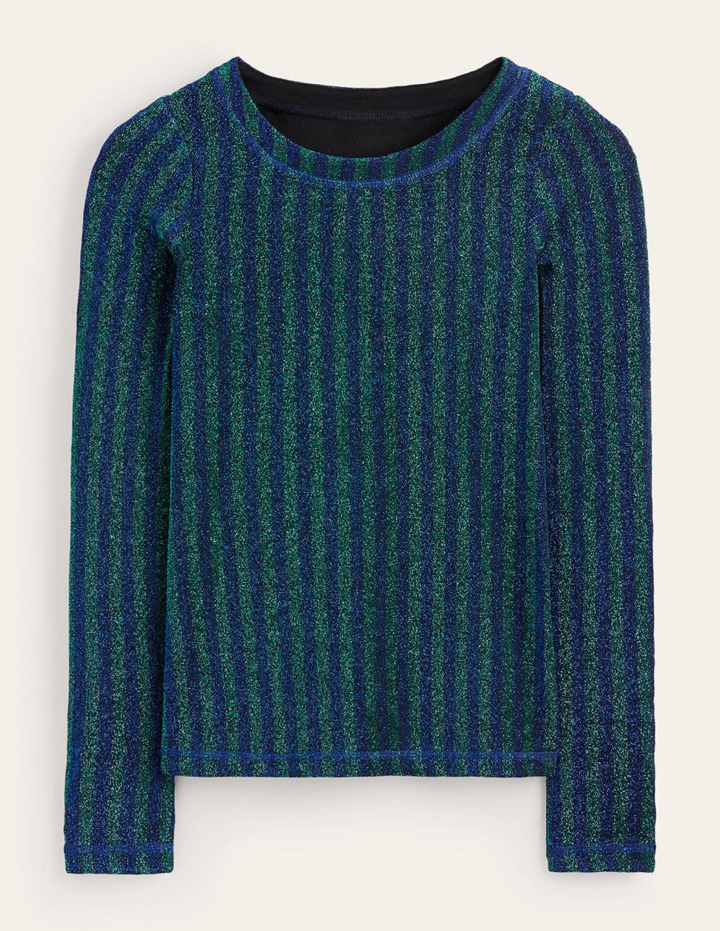 Mia Metallic-Oberteil-Blau, Grün