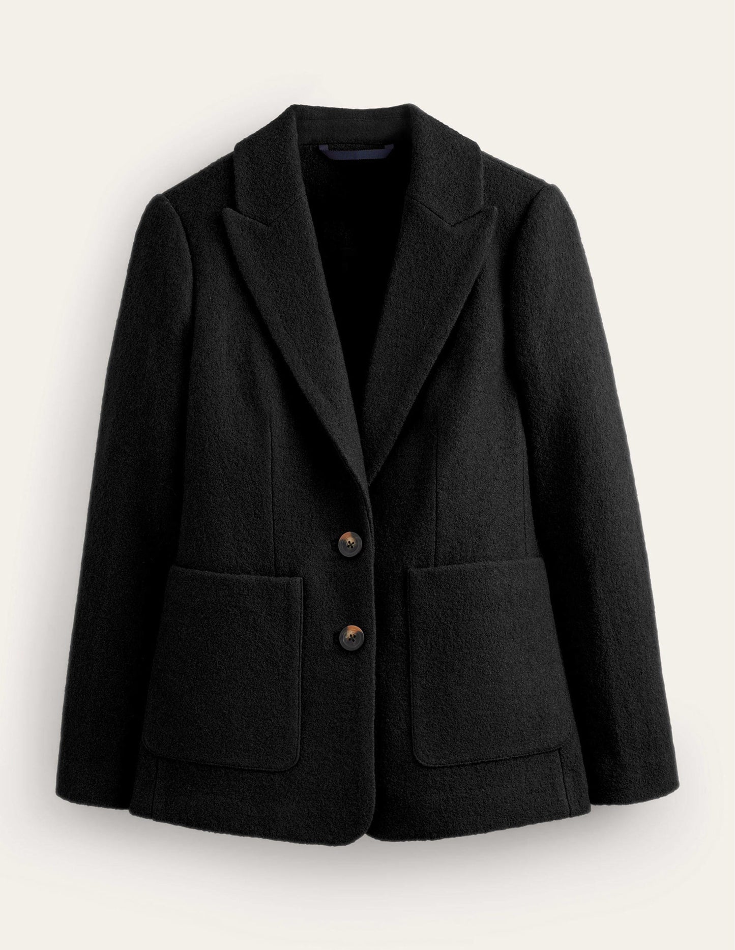 Der Marylebone Blazer mit Struktur-Schwarz