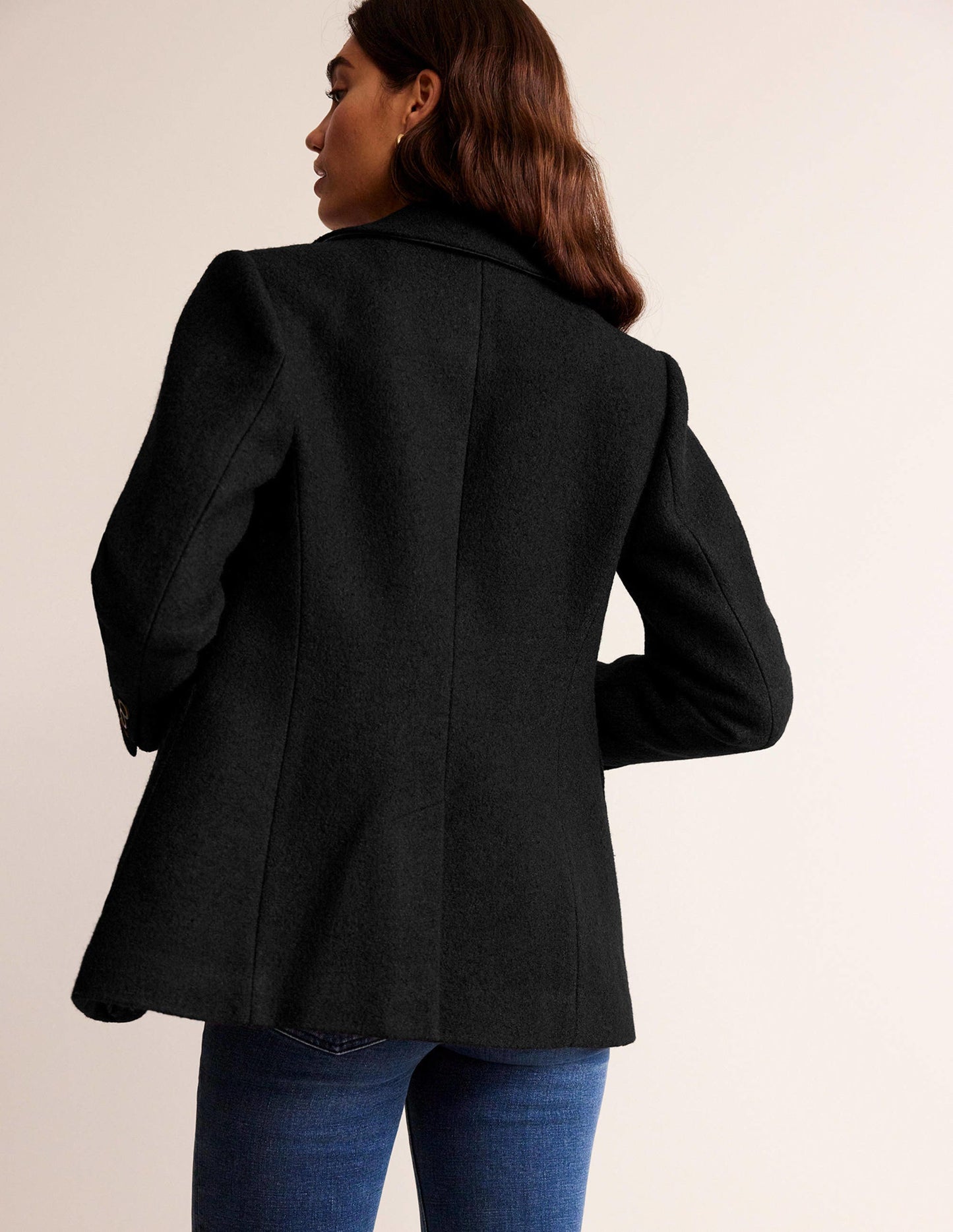 Der Marylebone Blazer mit Struktur-Schwarz