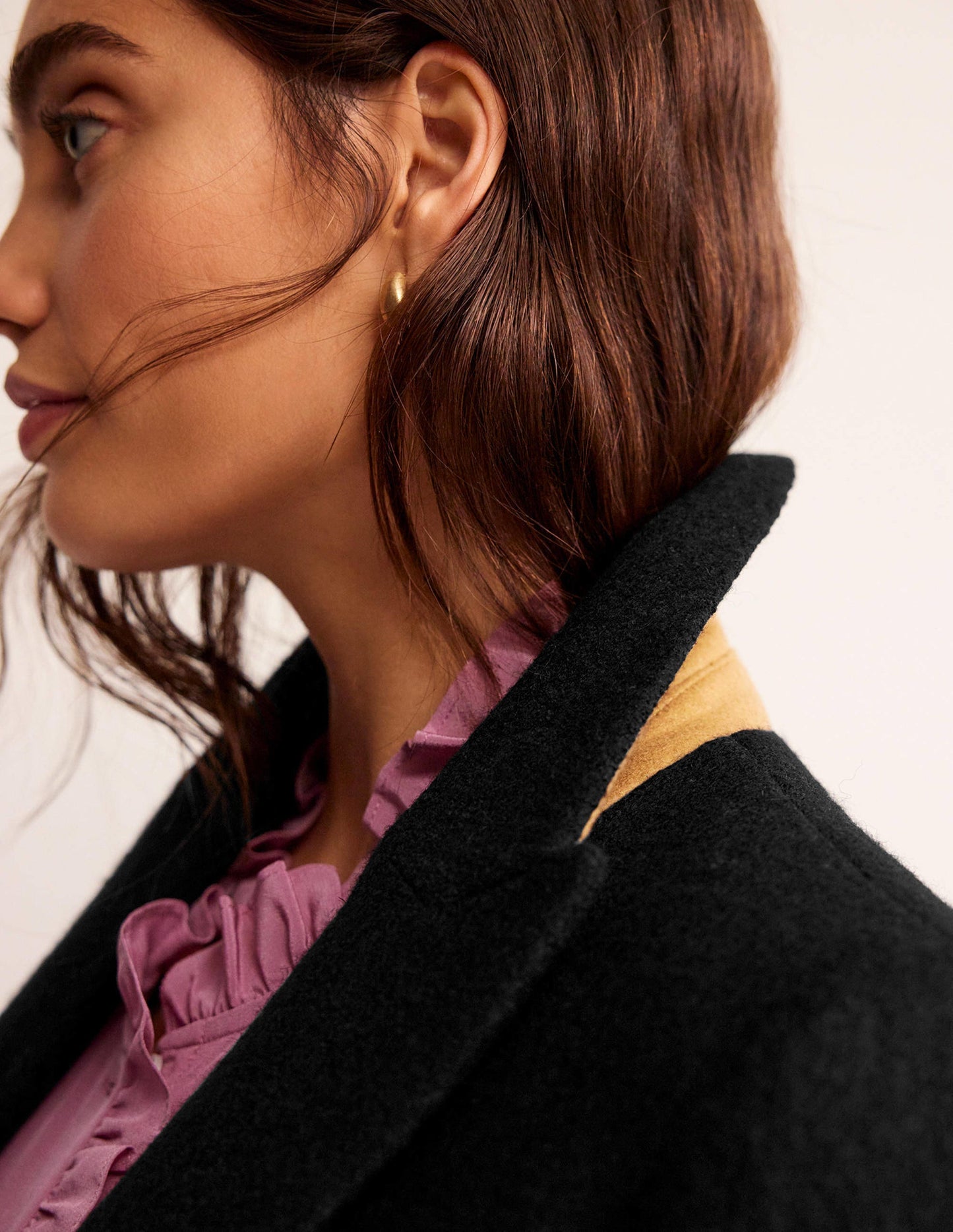 Der Marylebone Blazer mit Struktur-Schwarz