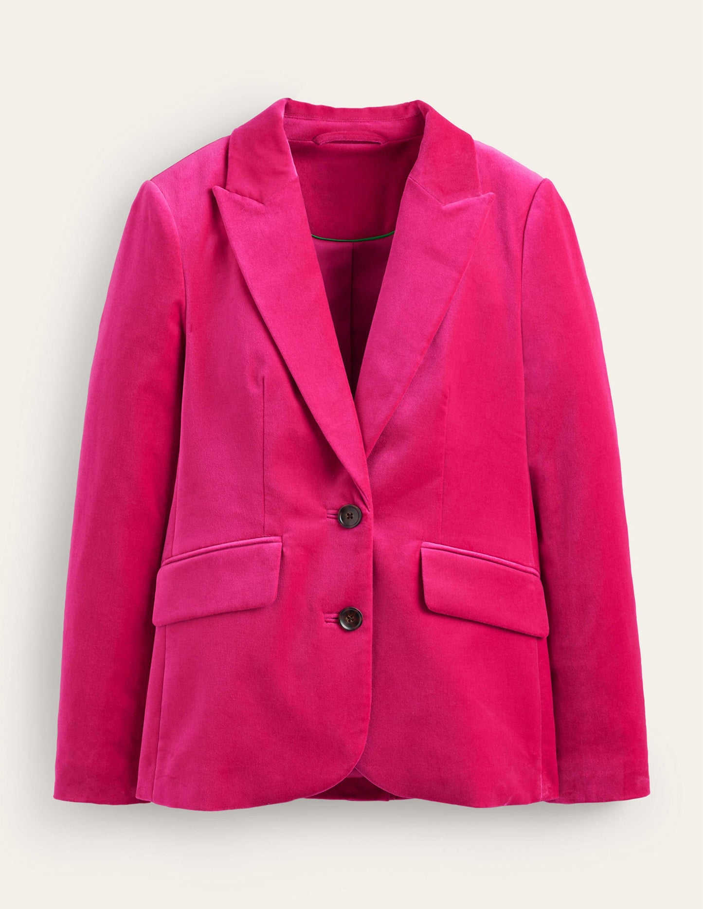 Der Marylebone Samtblazer-Kräftiges Rosa