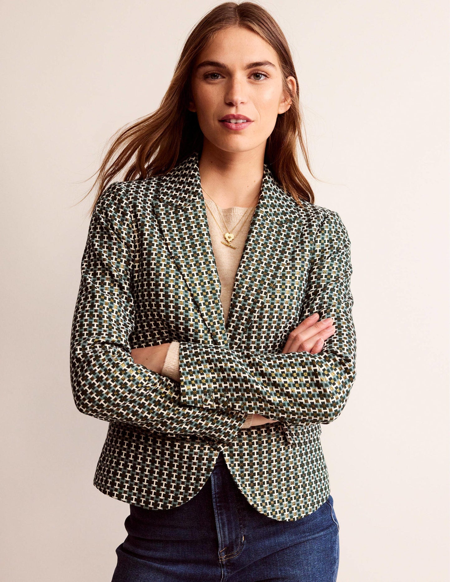 Le blazer Canonbury en jacquard-Jacquard