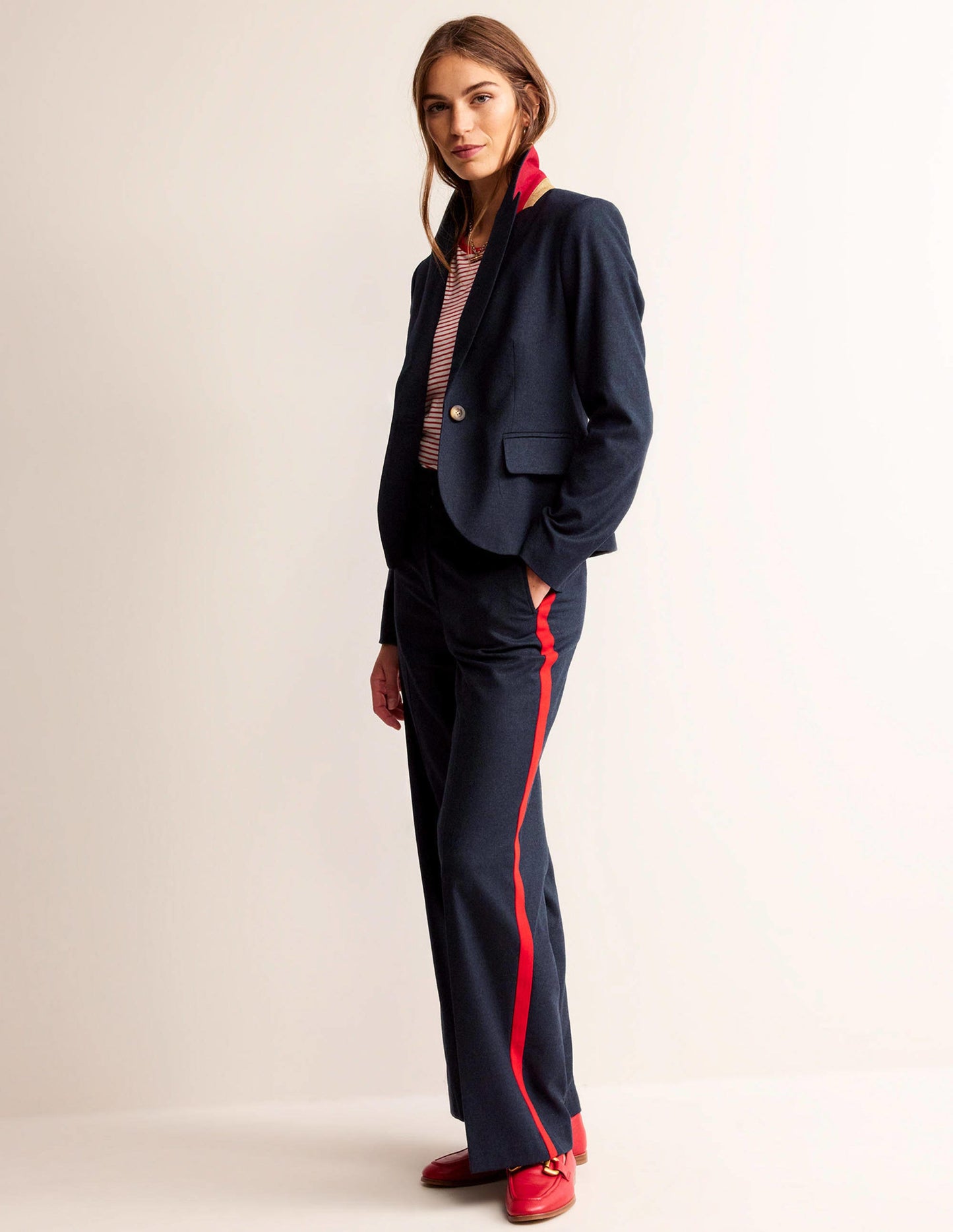 Der Canonbury Woll-Blazer-Marineblau