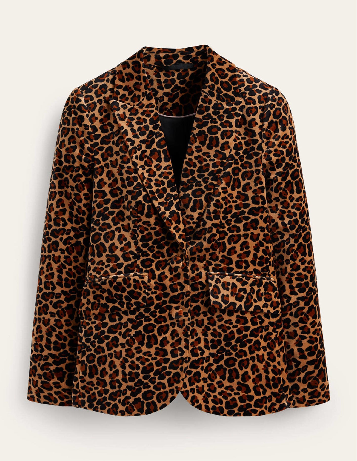 Der Marylebone Samtblazer-Leopard