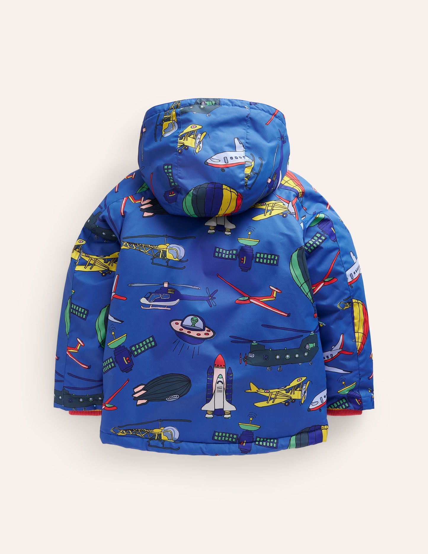 Anorak mit Sherpa-Futter-Blauhäher Transport