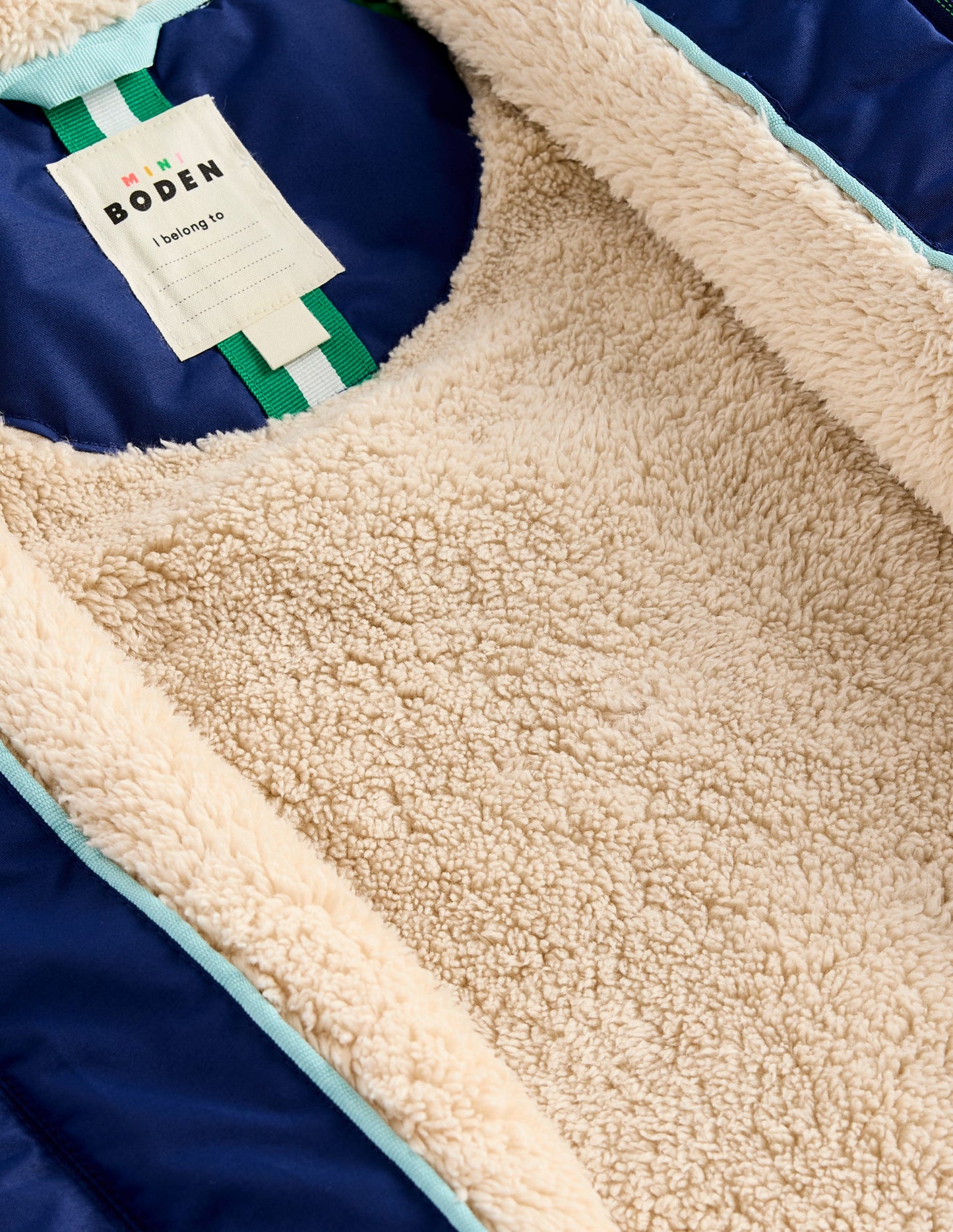 Anorak mit Sherpa-Futter-Anemone