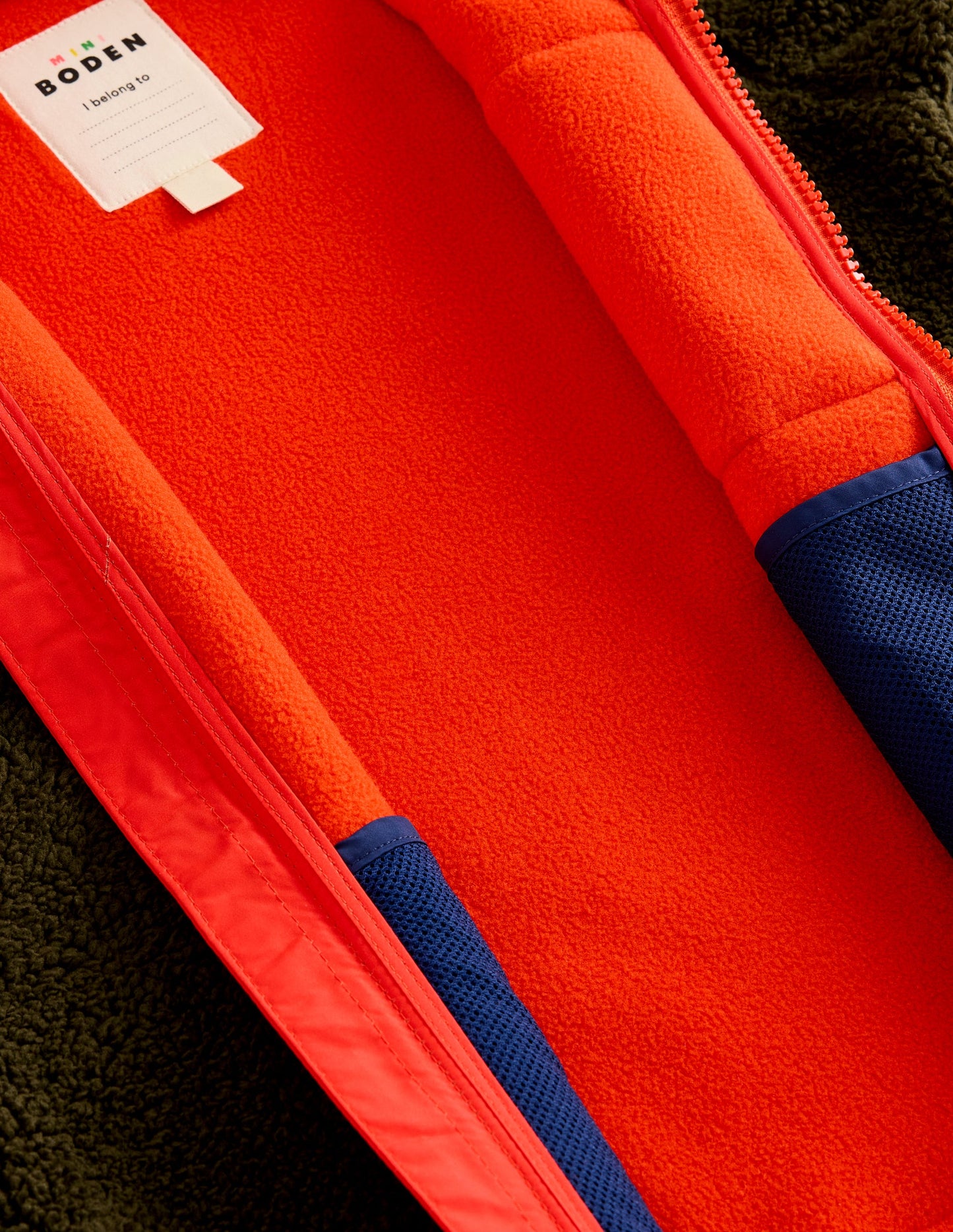 Polaire coupe-vent cosy-Kaki clair