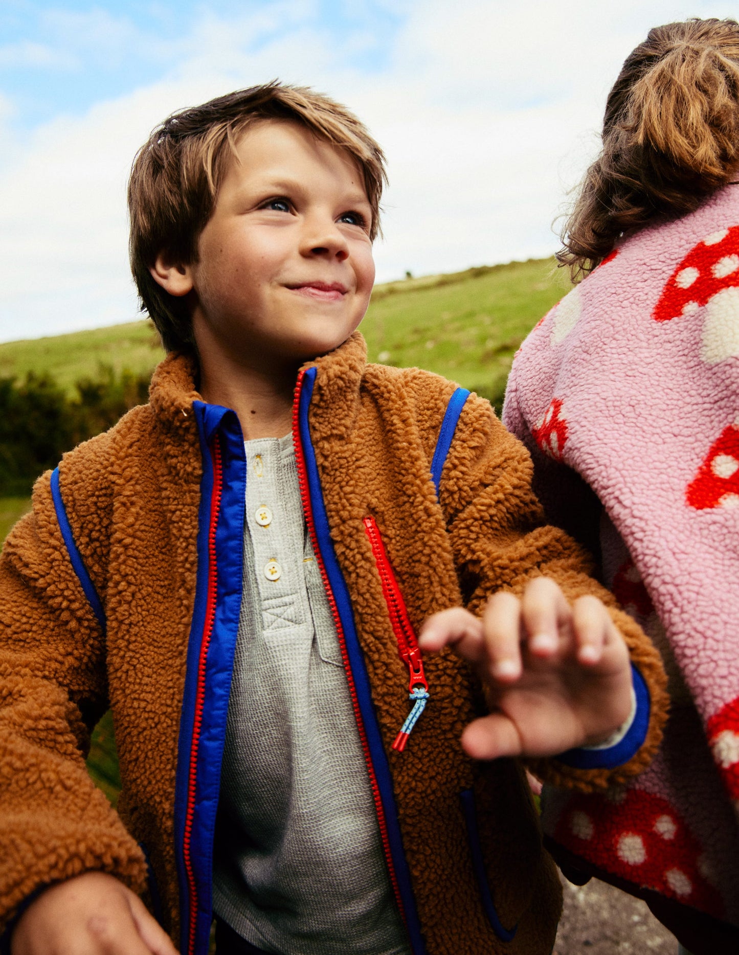 2-in-1-Teddyfell-Jacke-Karamellbonbonbraun Teddyfell