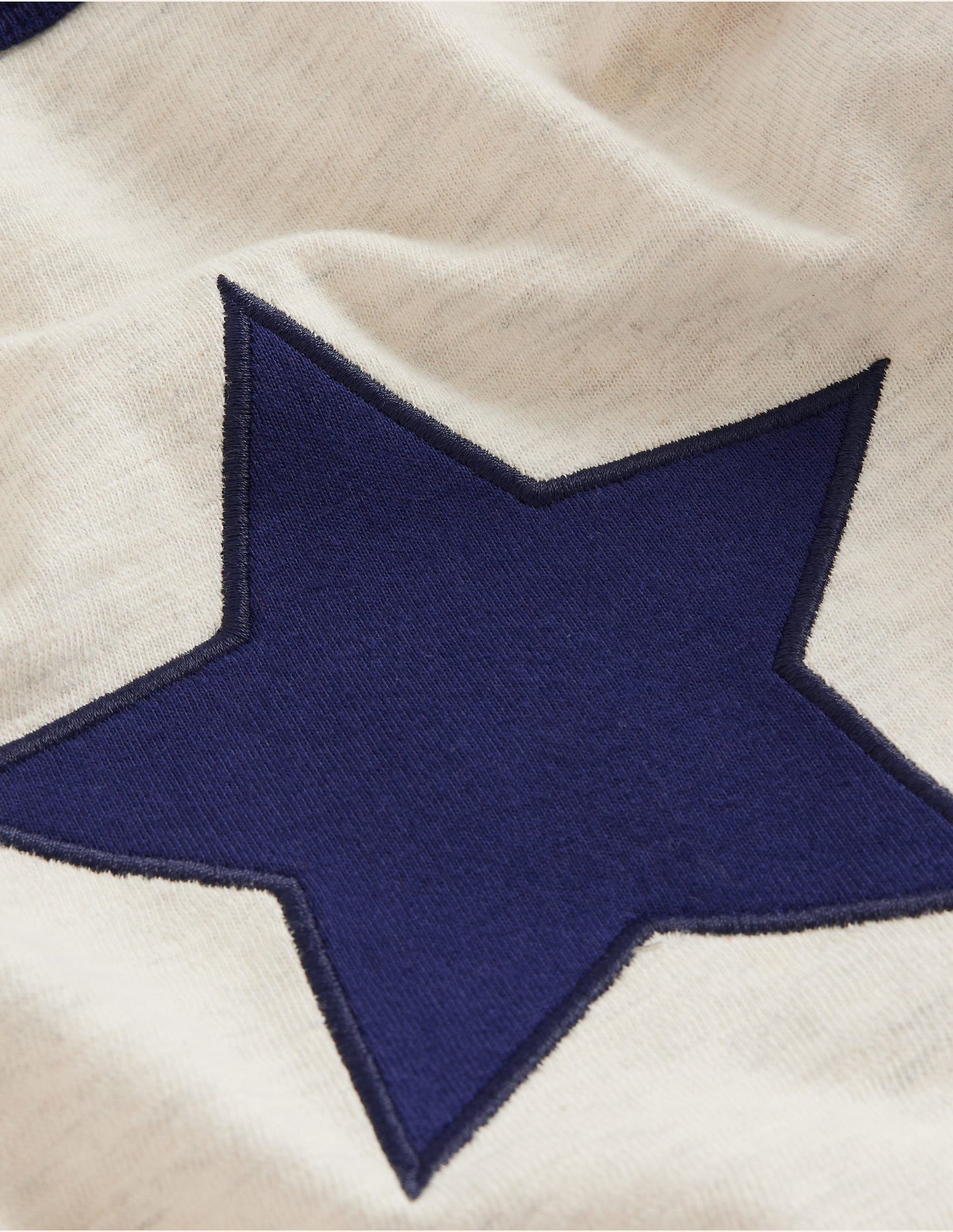 T-shirt à manches longues raglan-Avoine chiné/orange coucher de soleil