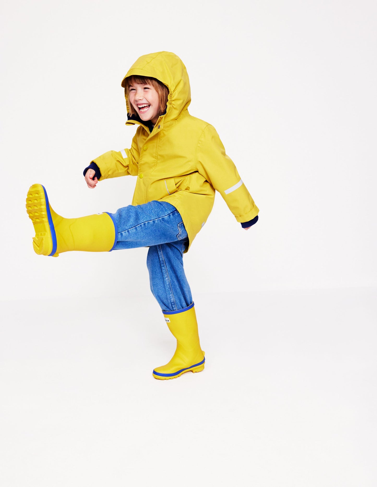 Gummistiefel-Scharfer Senf